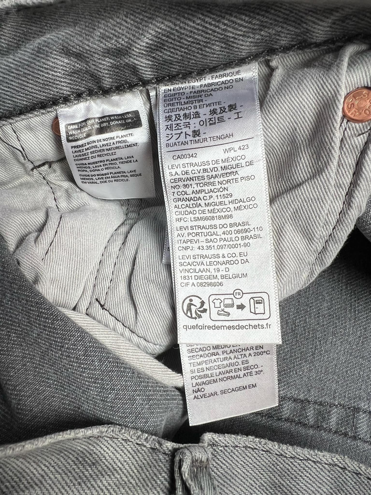 Levi's Levi's 501 denim pants 33x34 size Size US 33 - 6 Thumbnail