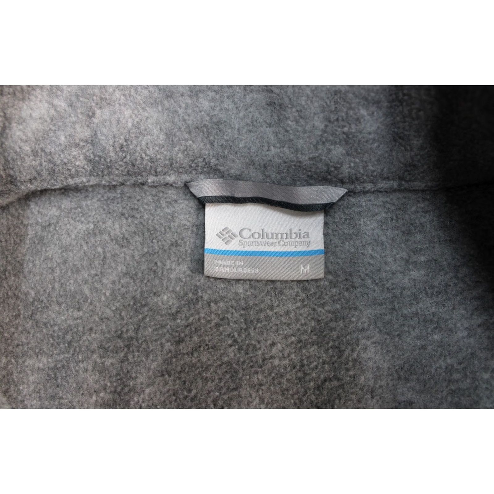 Layer 8 Columbia Jacket Mens Medium Gray Full Zip Fleece Outdoor Warm Lightweight Layer Size US M / EU 48-50 / 2 - 3 Thumbnail