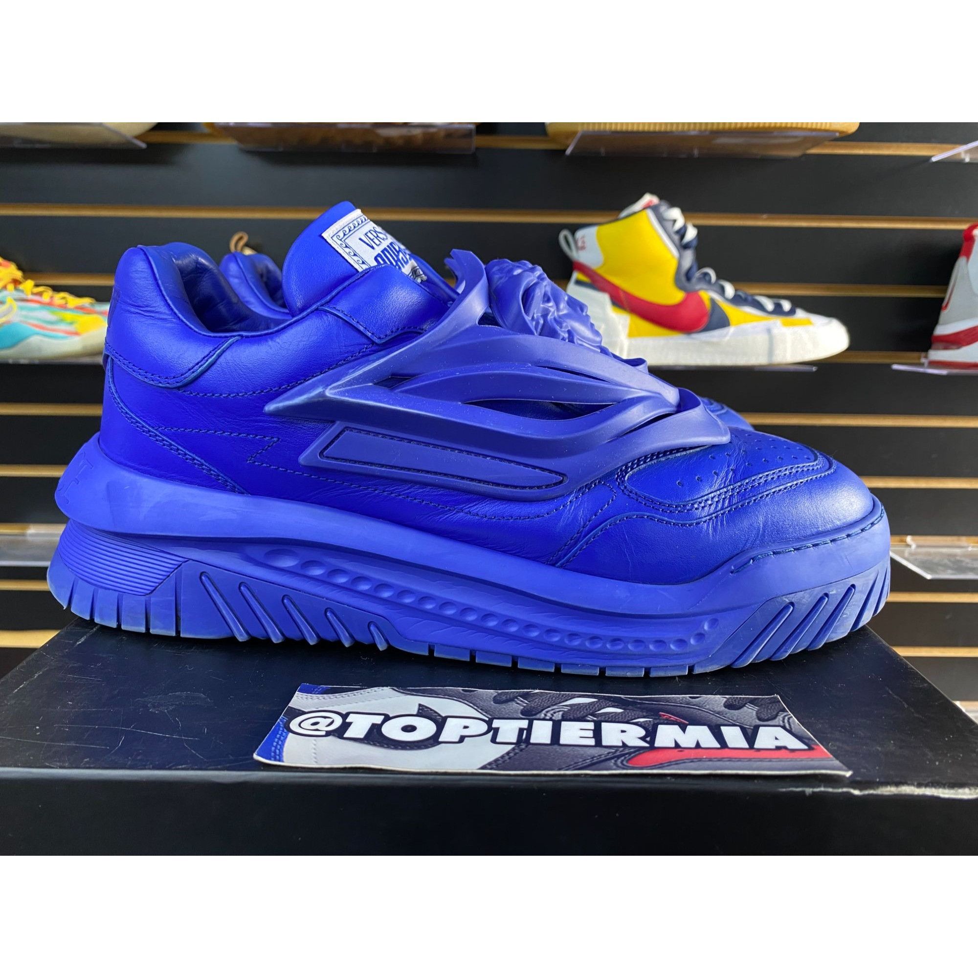 Versace VERSACE ODISSCA BLUE SZ 12 Size US 12 / EU 45 - 3 Thumbnail