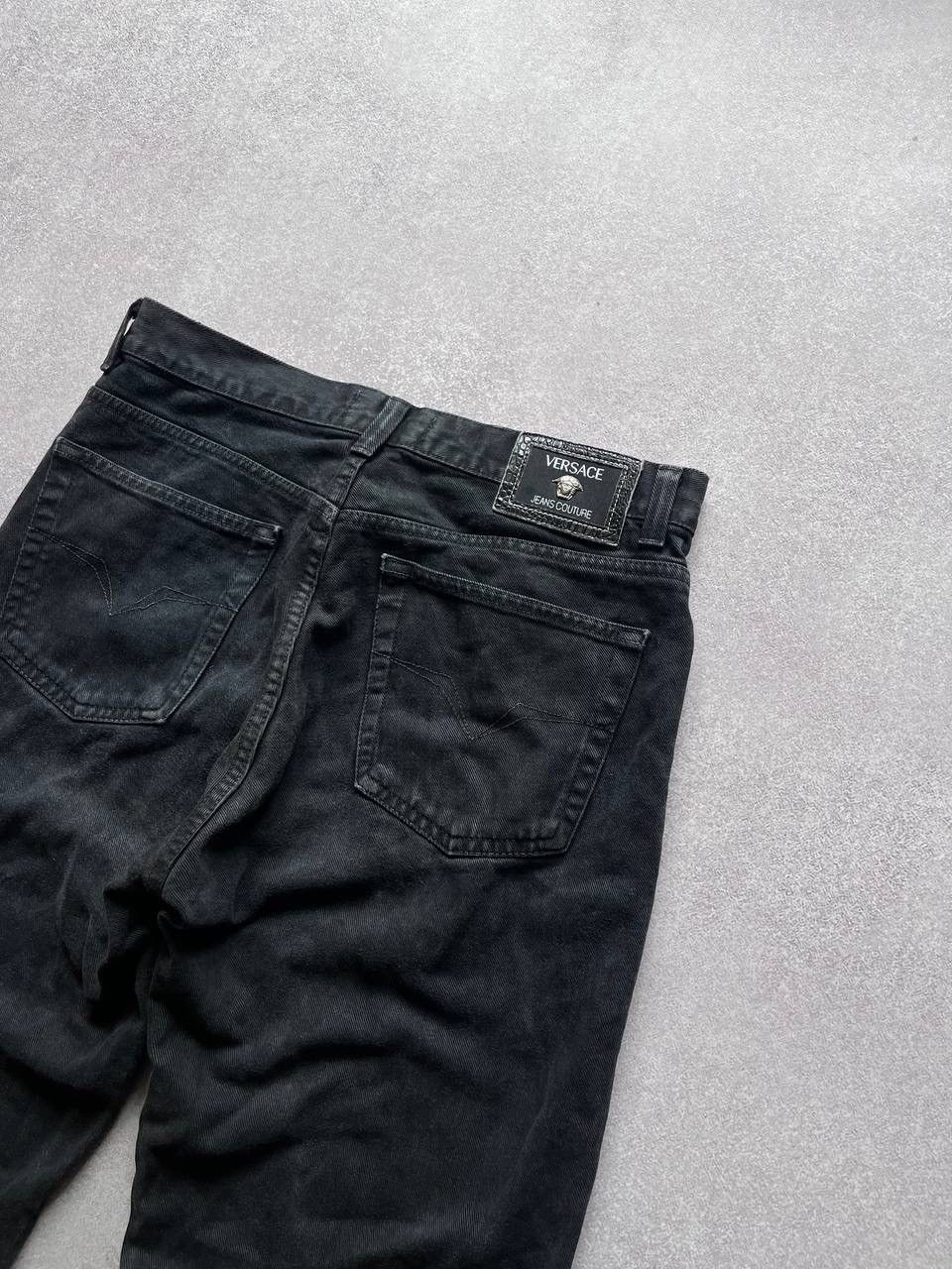 Versace × Vintage Vintage Versace Medusa Baggy Jeans 35 Size US 35 - 5 Thumbnail