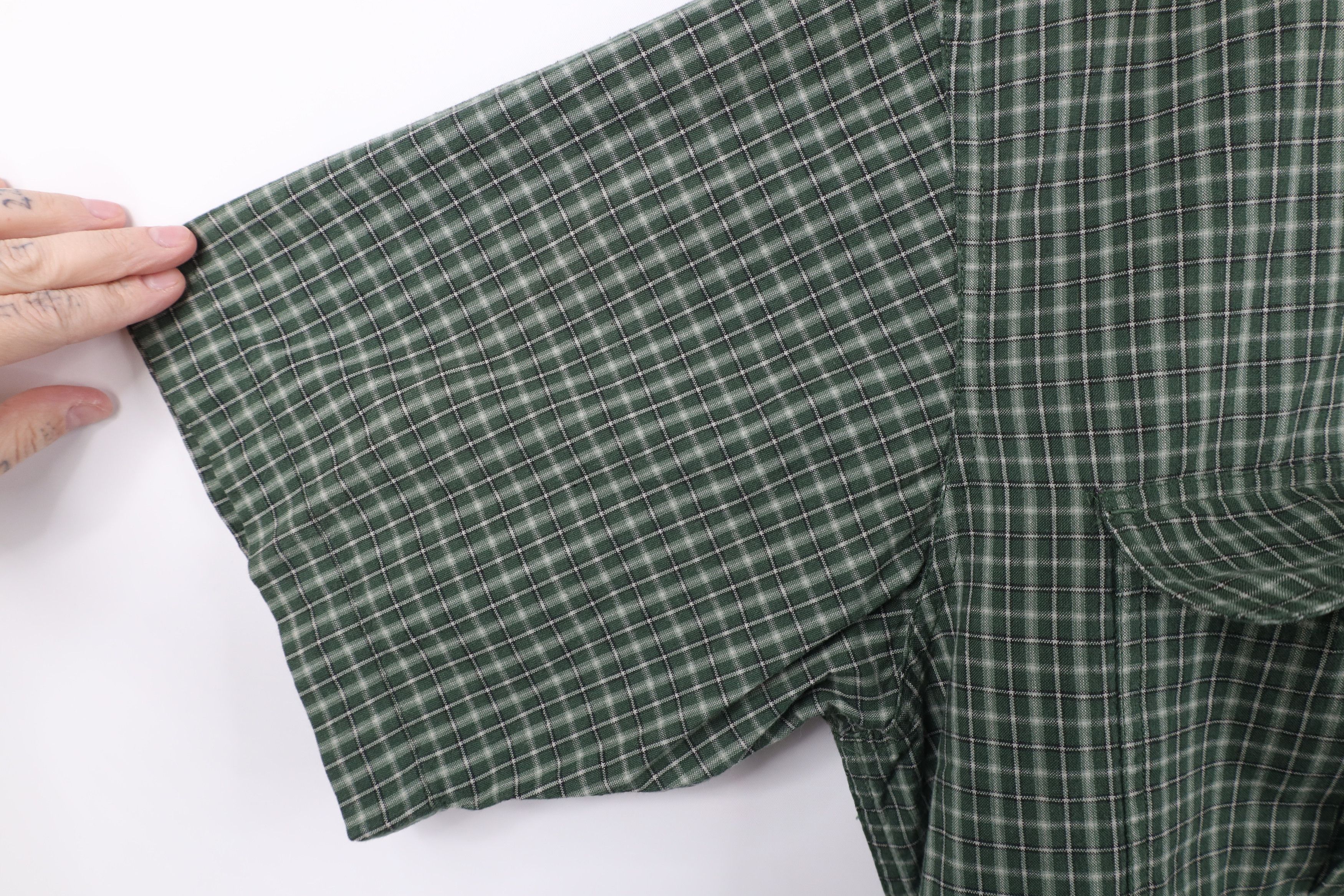 Cabelas × Vintage Vintage Cabelas Short Sleeve Collared Button Shirt Plaid Size US L / EU 52-54 / 3 - 6 Thumbnail
