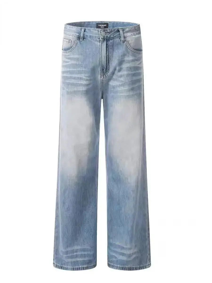 Japanese Brand Vintage street wash baggy wide leg jeans Size US 32 / EU 48 - 5 Thumbnail