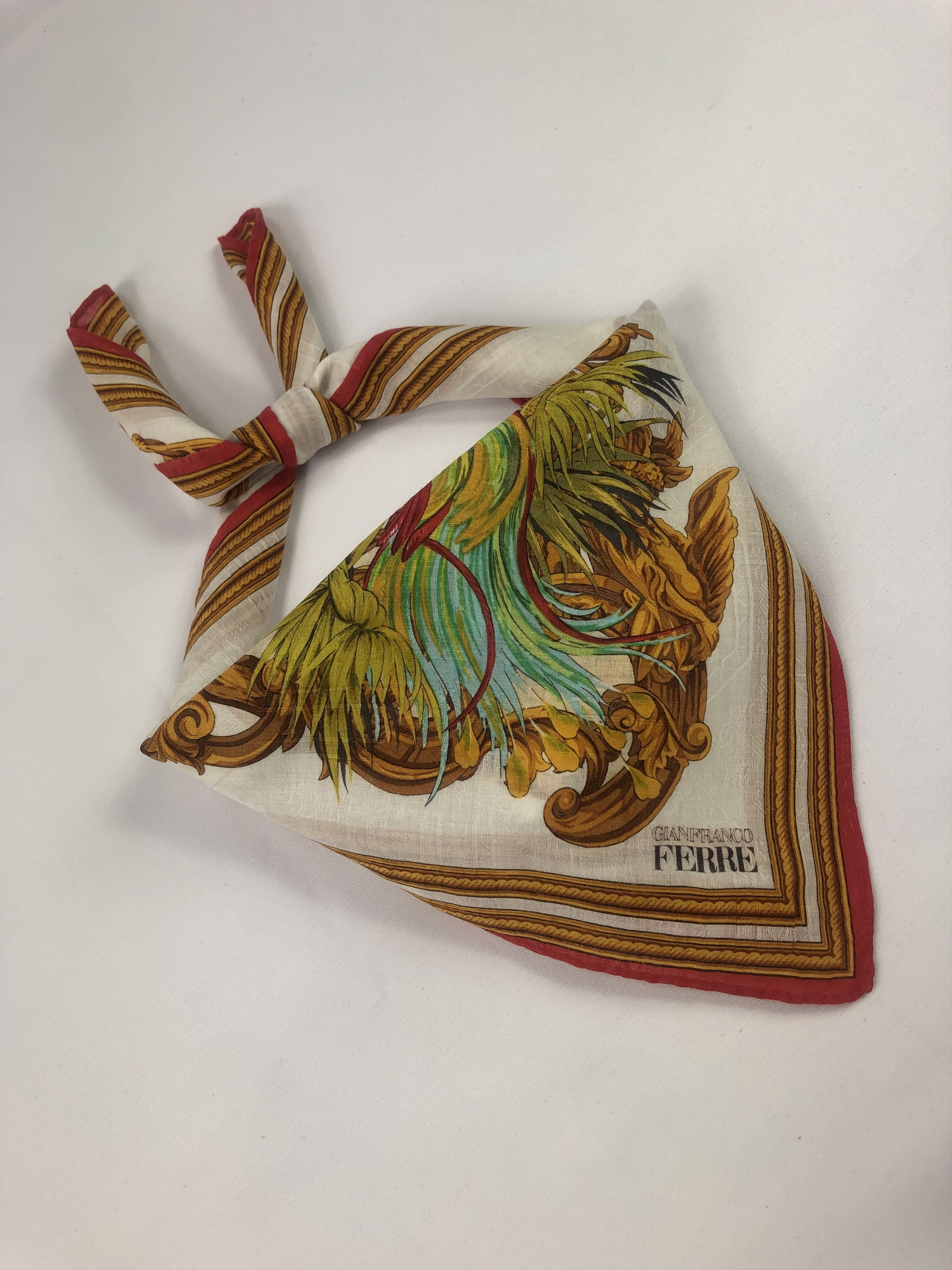 Gianfranco Ferre × Vintage Gianfranco Ferre Handkerchief / Bandana / Neckerchief Size ONE SIZE - 1 Thumbnail