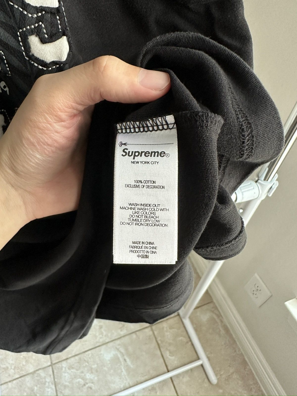 Supreme Prevail Short Sleeve Top Black Size US L / EU 52-54 / 3 - 5 Thumbnail