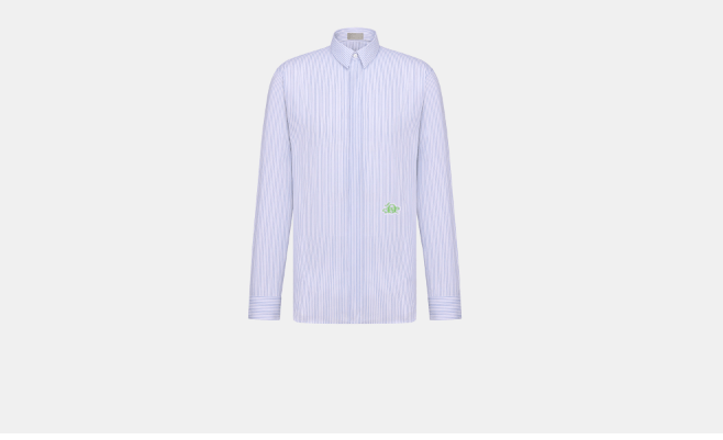 image of Dior O1Bcso1Str0324 Shirt In White, Men's (Size Small)