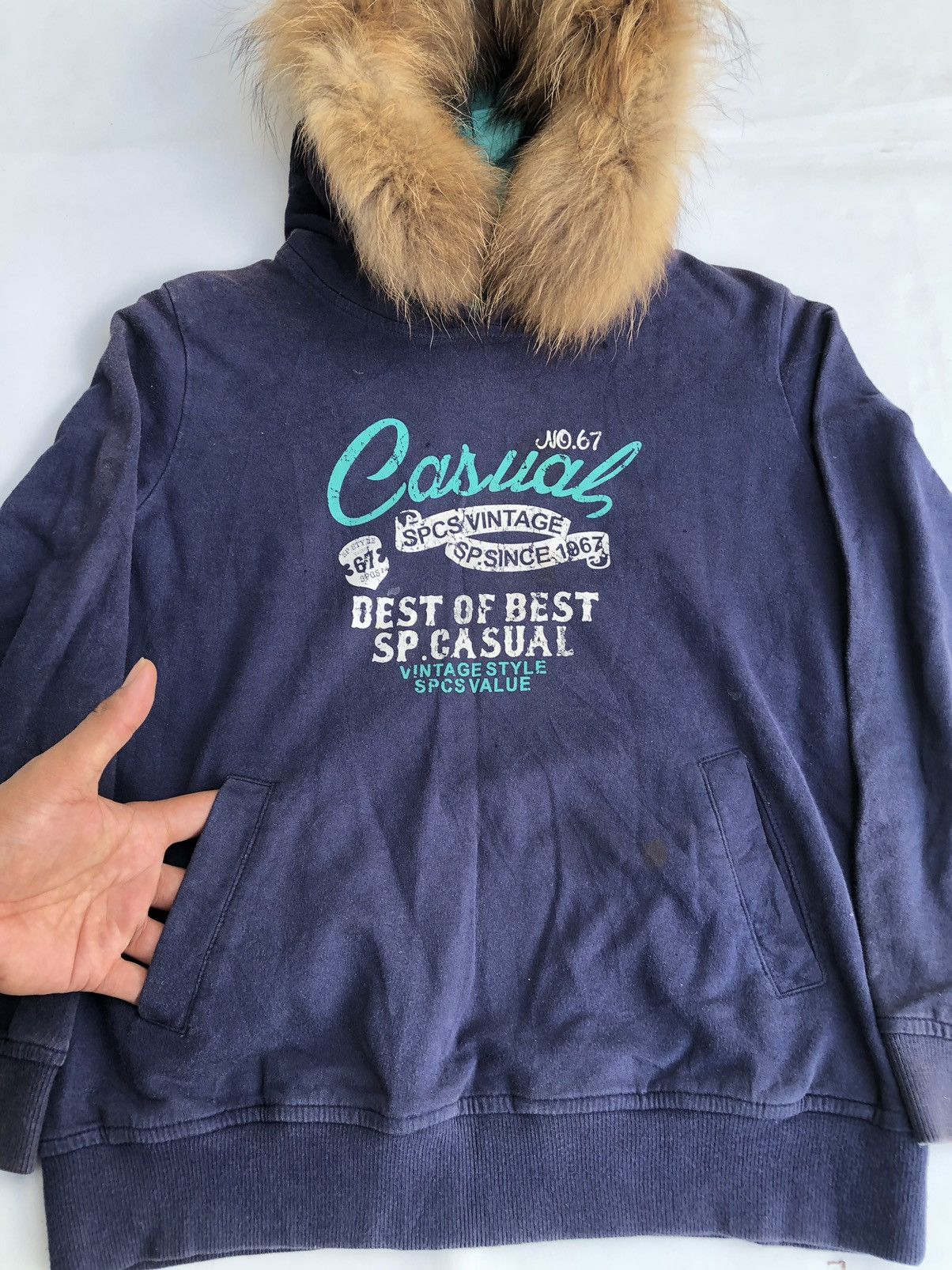 If Six Was Nine Poem Faux Fur Hoodie Lgb ifsix style Size US S / EU 44-46 / 1 - 2 Thumbnail