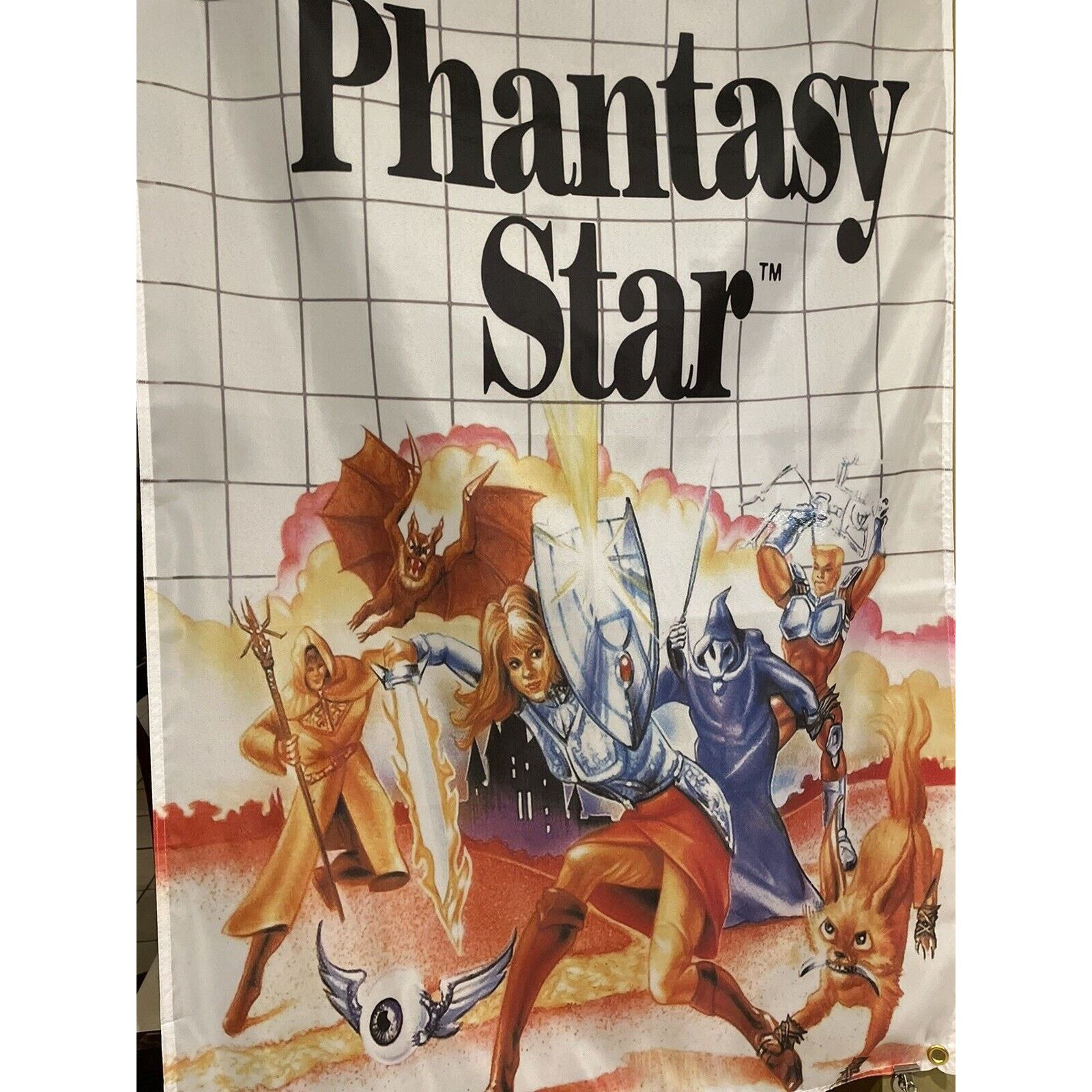 Other Phantasy Star 5ft Flag Sega Master System 1988 Banner Poster Size ONE SIZE - 2 Thumbnail