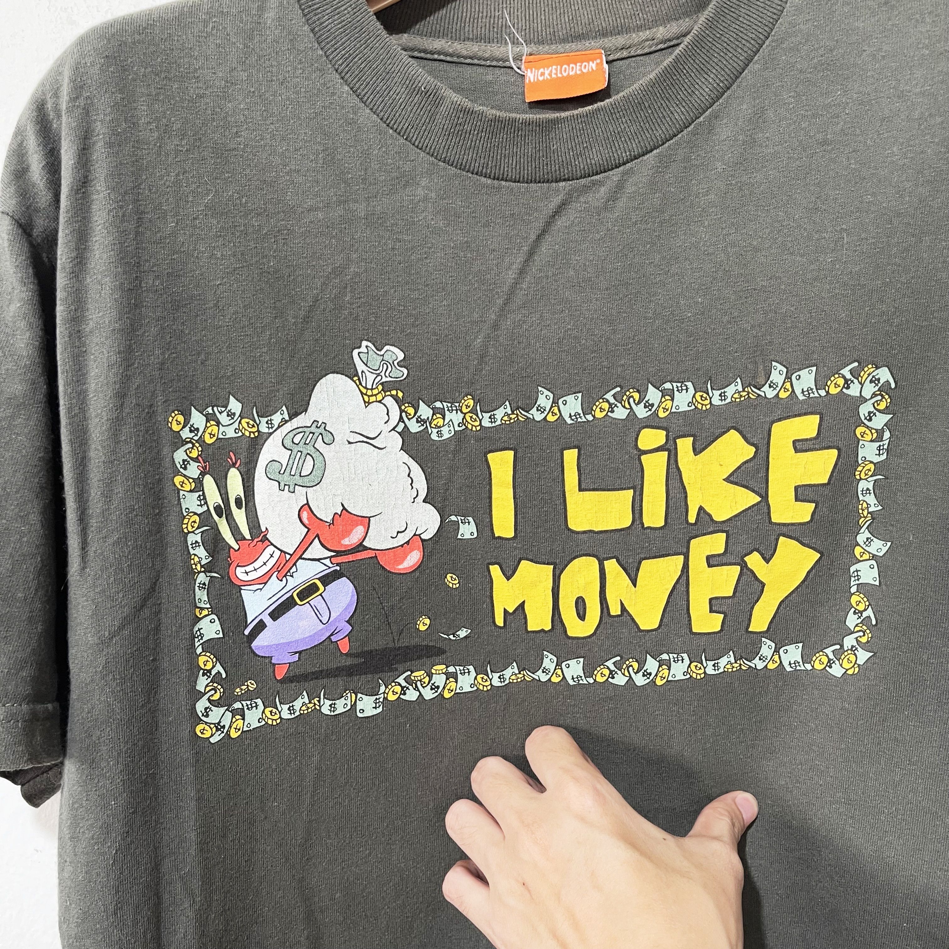 Nickelodeon Vintage 2000s SpongeBob Mr. Krabs T-shirt Size US M / EU 48-50 / 2 - 2 Thumbnail