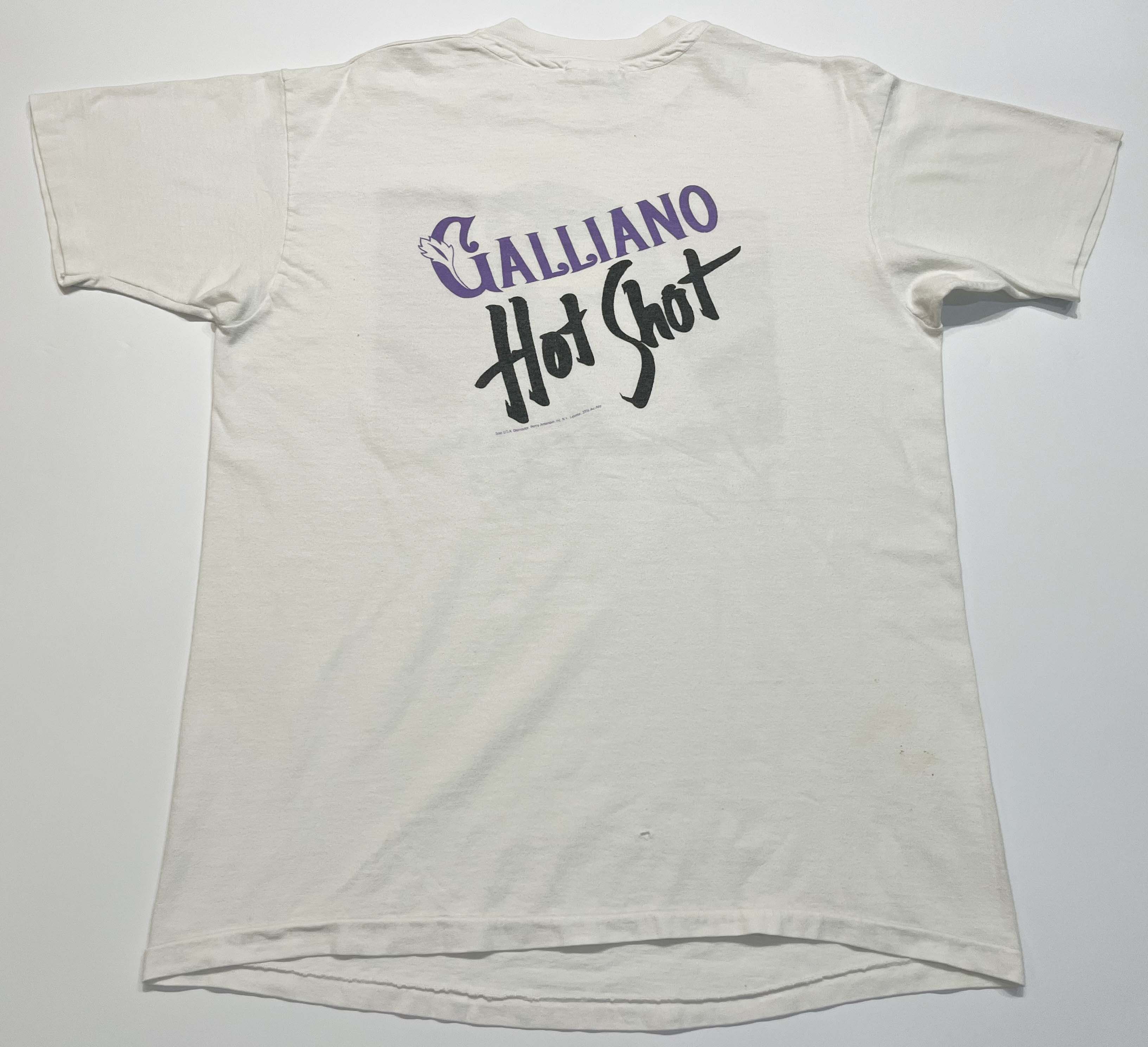Hanes Vintage Galliano Hot Shot Italians T-Shirt Size US L / EU 52-54 / 3 - 5 Thumbnail