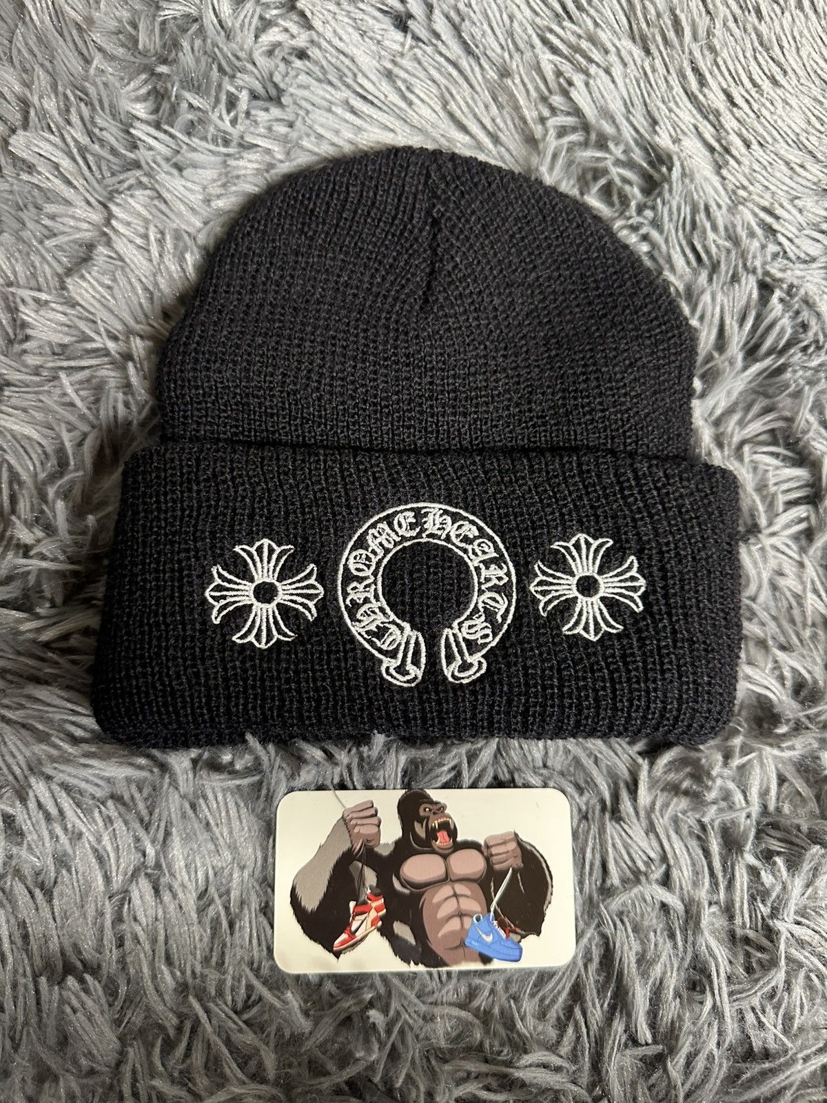 Classic chrome sale hearts horseshoe beanie