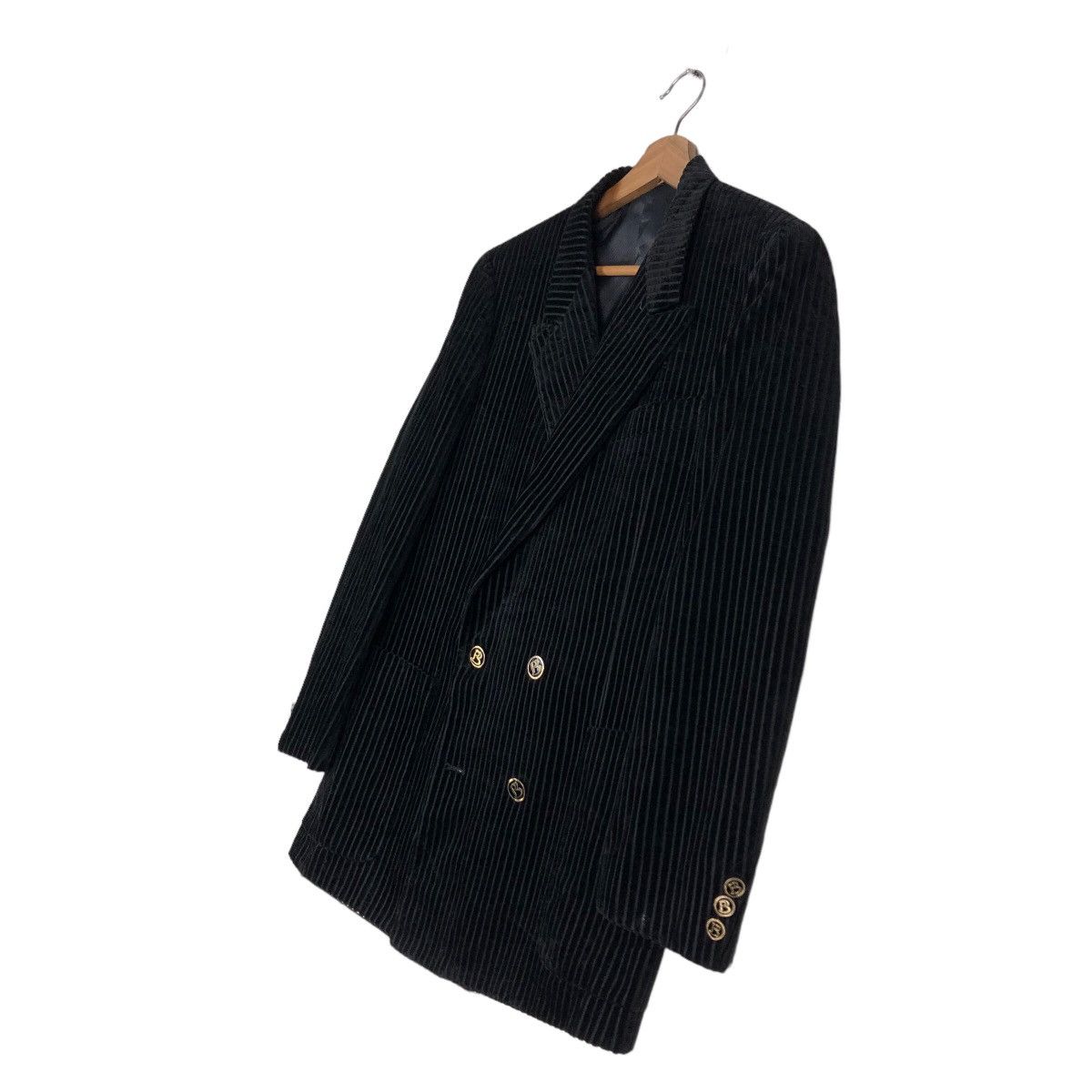 Japanese Brand 🔥Vintage Double Breasts Coats Jacket Striped Playboy Japan Size US M / EU 48-50 / 2 - 2 Thumbnail