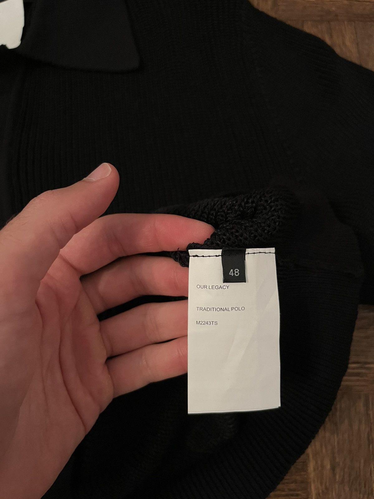 Our Legacy Our Legacy Traditional Polo Knit Size 48 Size US M / EU 48-50 / 2 - 5 Thumbnail