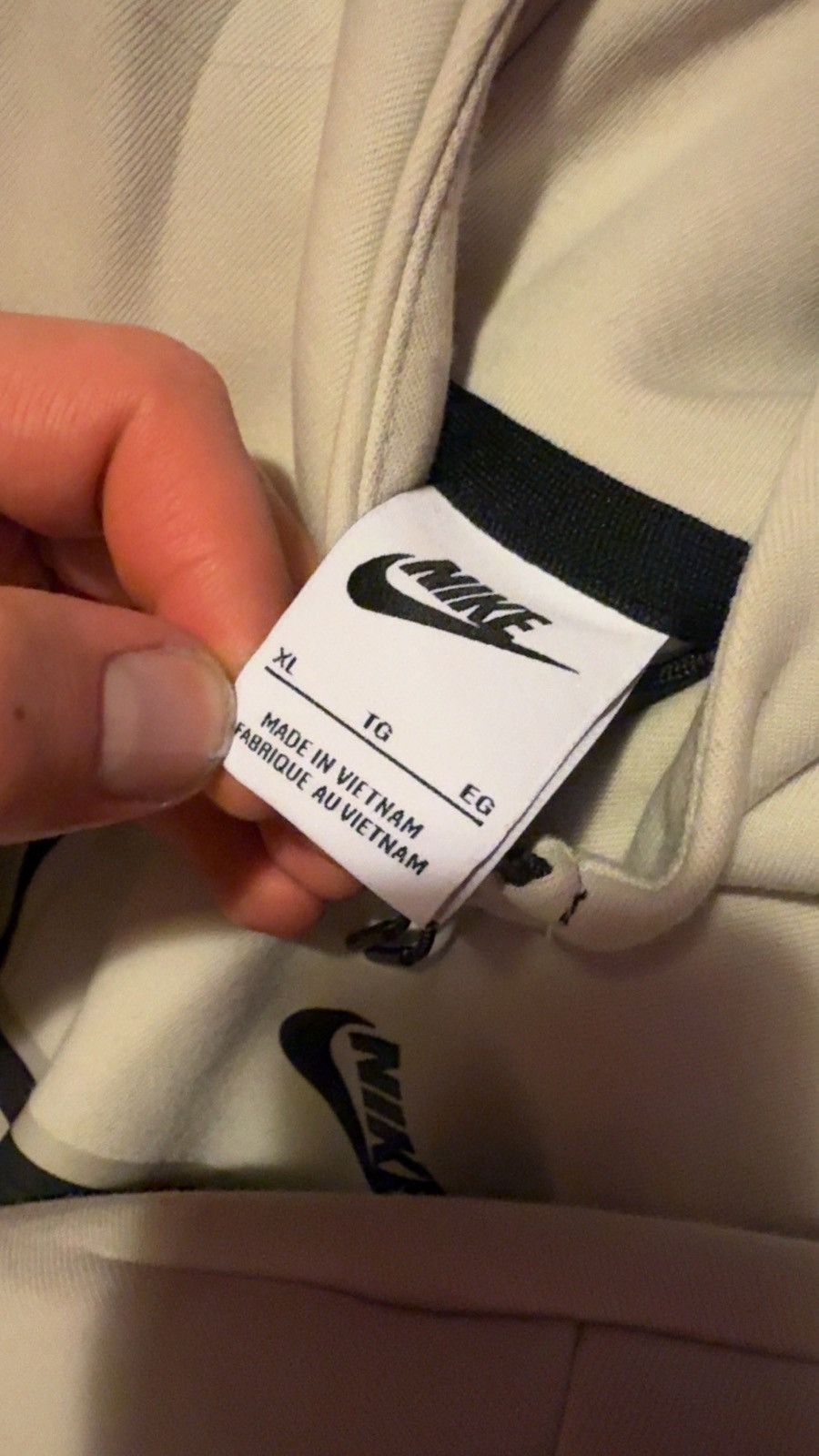 Nike Cream Nike tech Size US XL / EU 56 / 4 - 3 Thumbnail