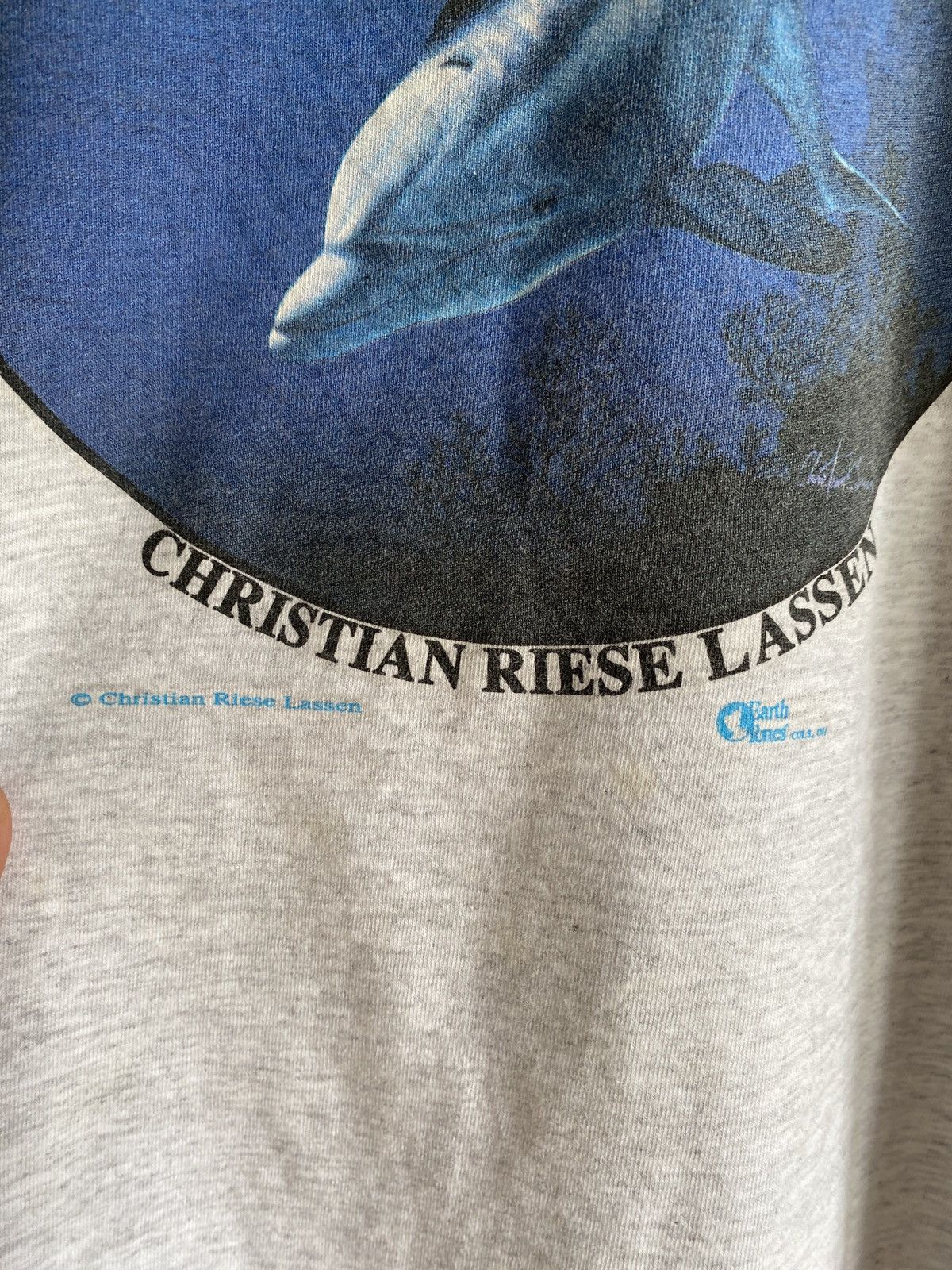 Vintage Vintage 90s Christian Riese Lassen Art Tee Size US L / EU 52-54 / 3 - 6 Thumbnail