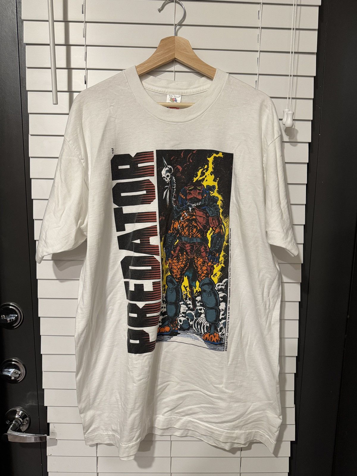 Fruit Of The Loom × Marvel Comics × Vintage 1995 XXL Predator Comic Images Vintage Marvel Dark Horse DC Size US XXL / EU 58 / 5 - 1 Thumbnail