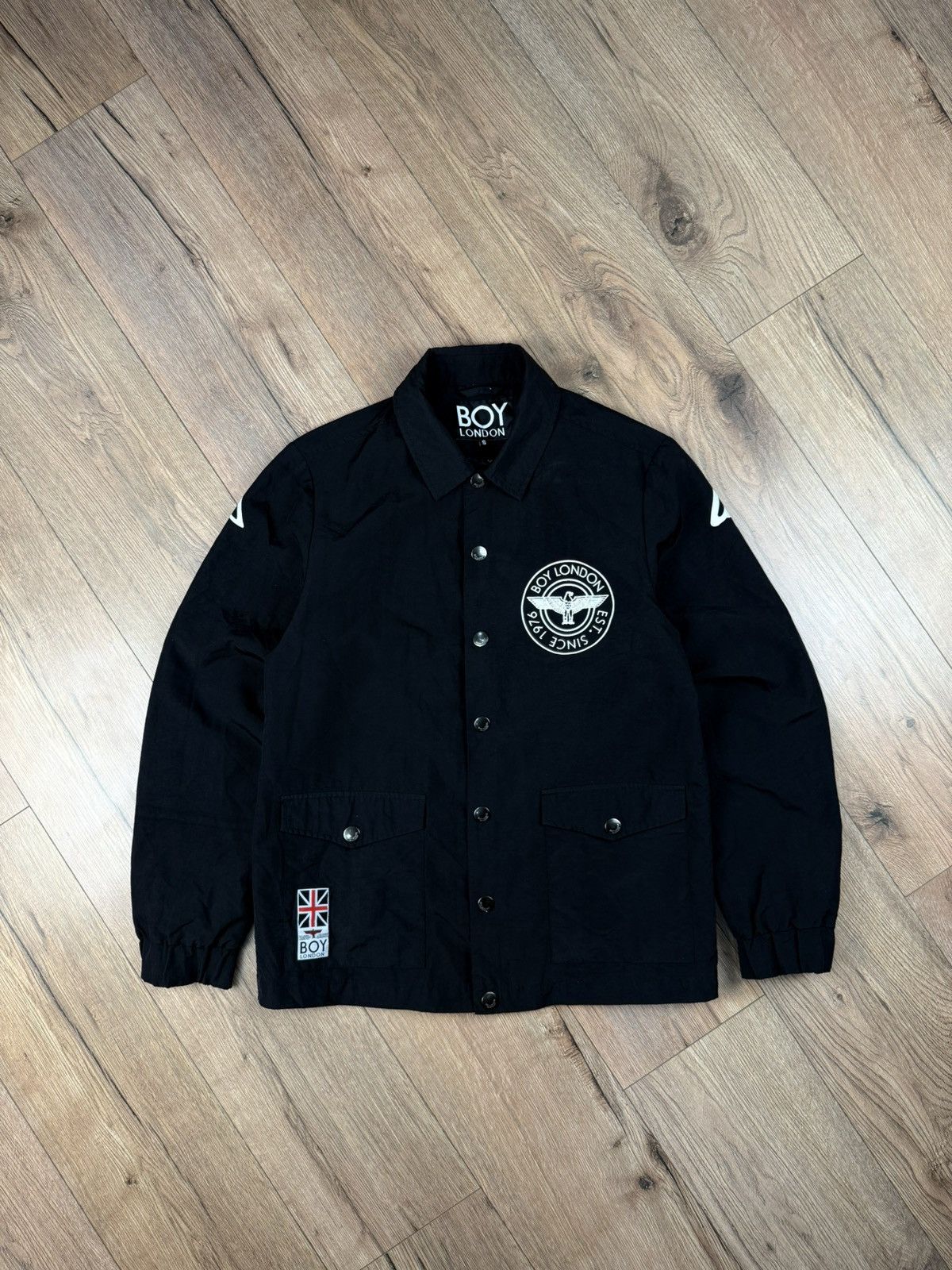 Boy London BOY London Black Coach Jacket Logo Print Size S Size US S / EU 44-46 / 1 - 2 Thumbnail