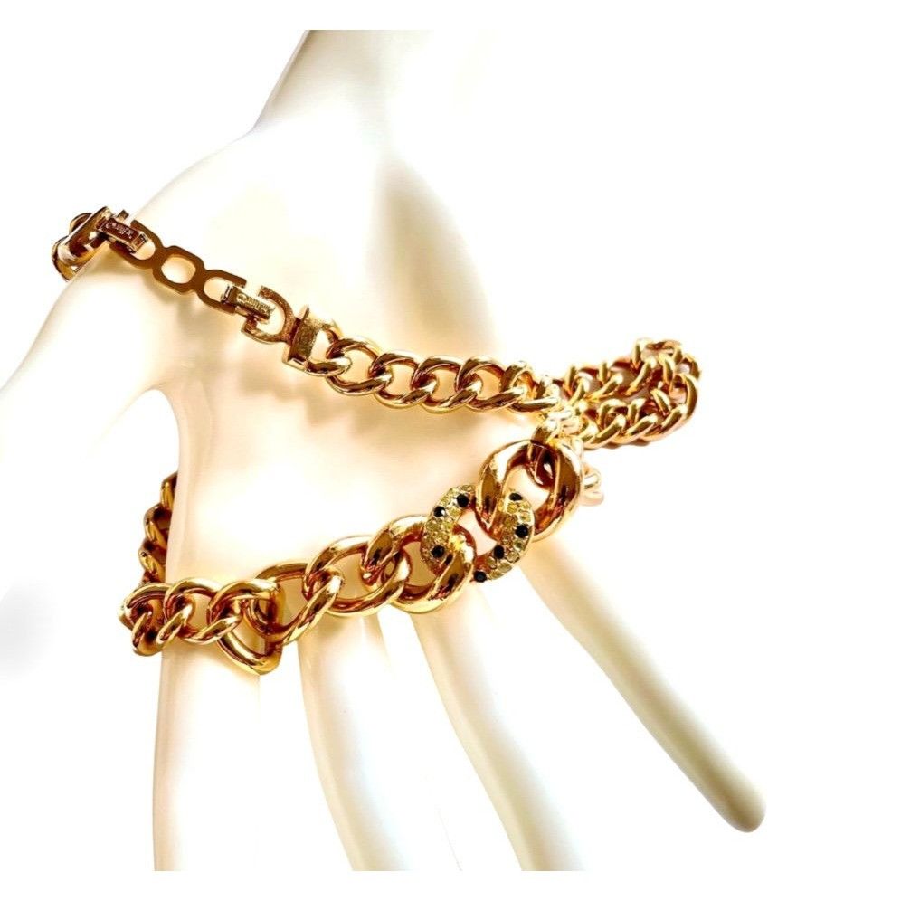 Dior Vintage Christian Dior nice and thick chain necklace Size ONE SIZE - 2 Thumbnail