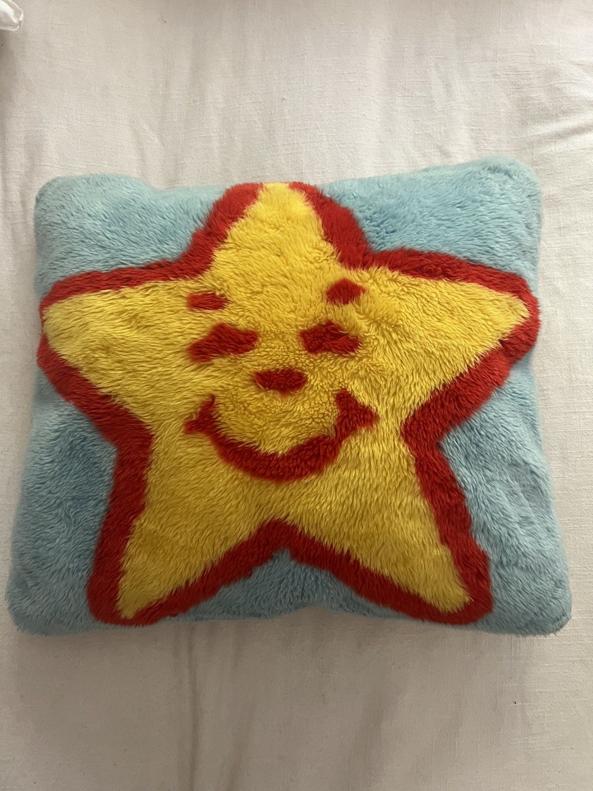 image of Unreleased Asspizza Pillow in Red/Yellow/Blue, Men's