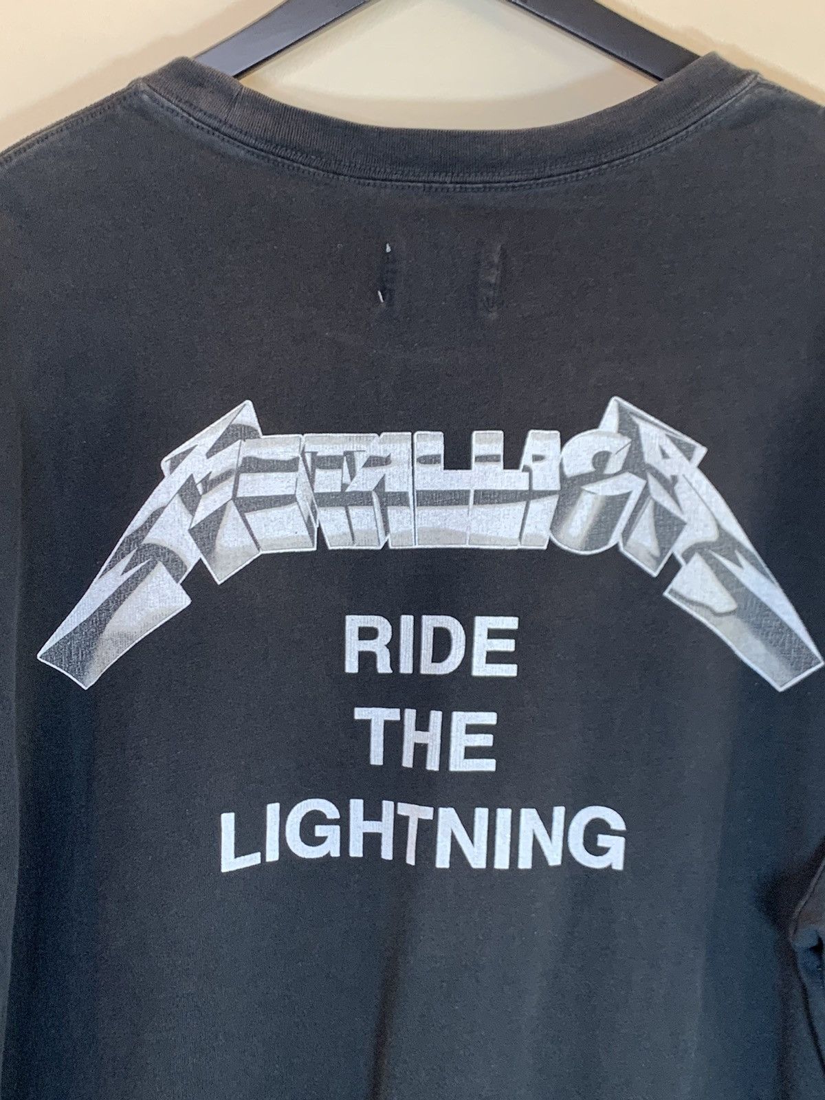 Band Tees × Fear of God × Metallica *RARE* Fear of God x Metallica Ride The Lightning Band Shirt Size US M / EU 48-50 / 2 - 4 Thumbnail