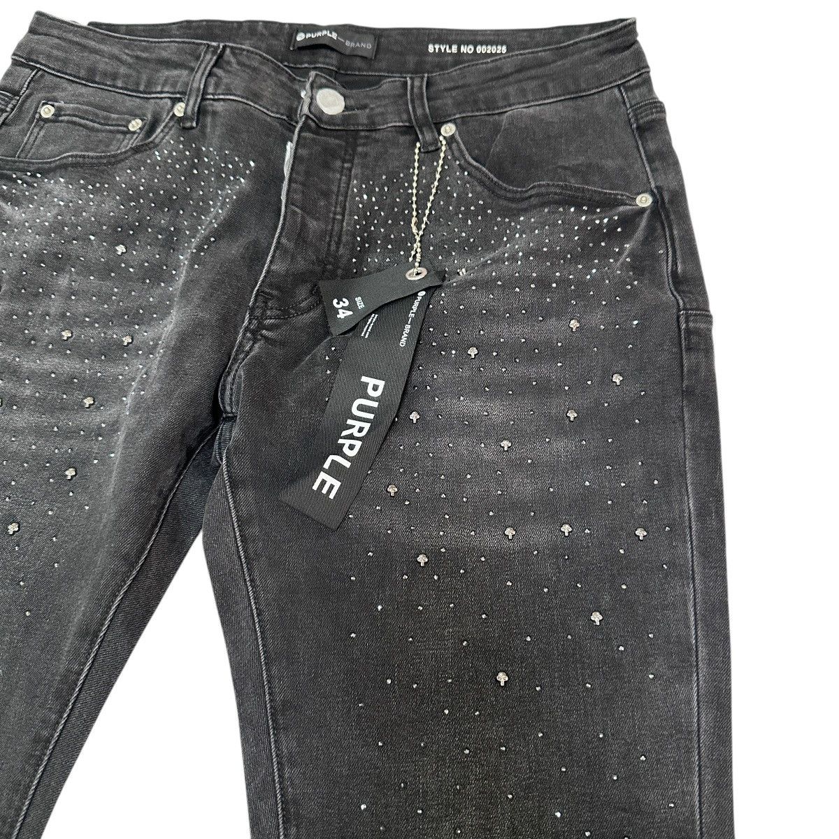 Purple Brand Purple Brand Embellished Flare Jeans Size US 34 / EU 50 - 3 Thumbnail