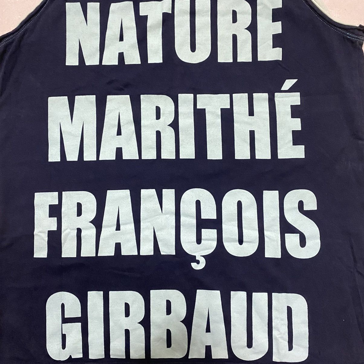 Marithe + Francois Girbaud Girbaud script spellout tank top Size US L / EU 52-54 / 3 - 3 Thumbnail