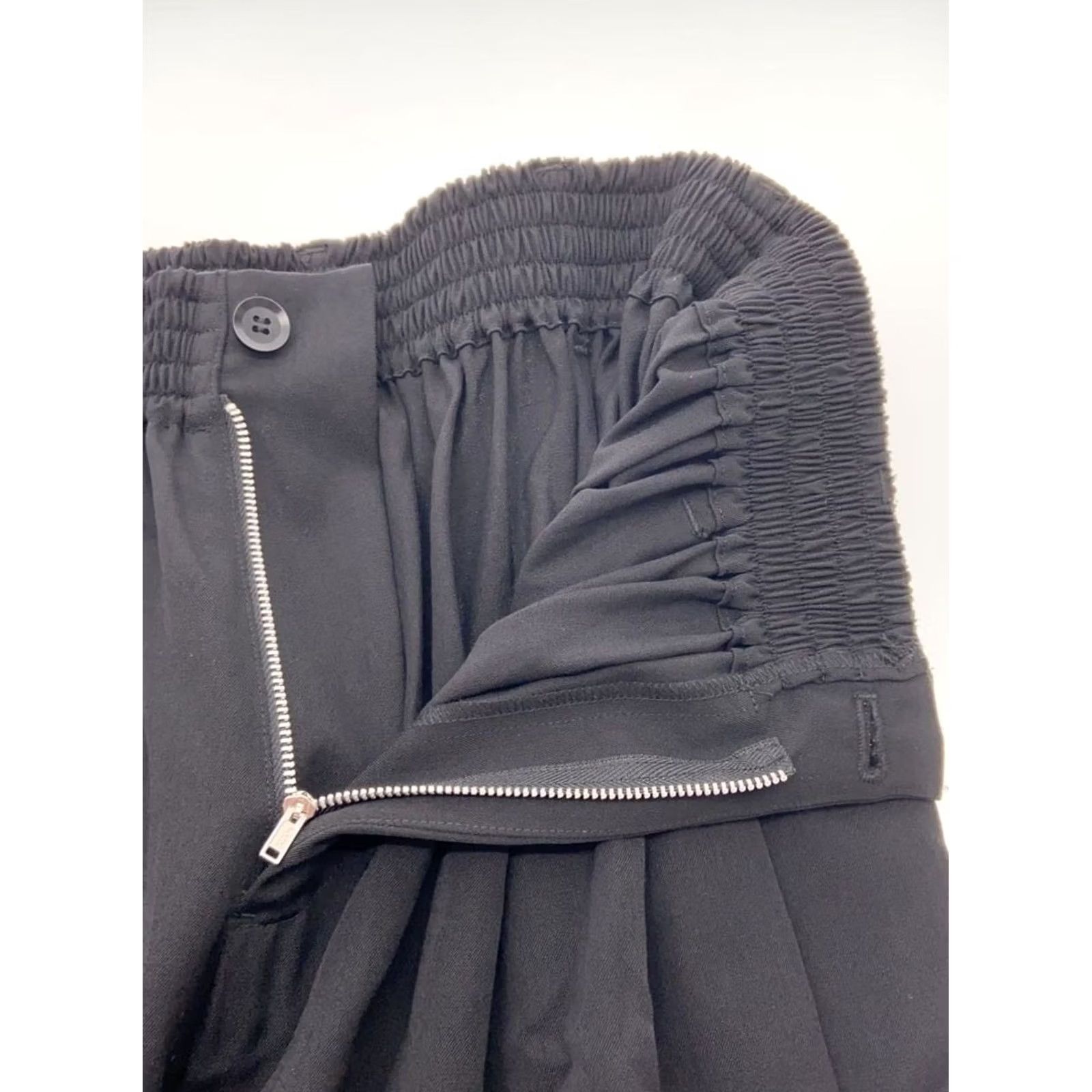 Yohji Yamamoto YOHJI YAMAMOTO Wool Balloon Pants Elasticated Hem & Waist Men Black Size S Used Pants Mens Black Wool Balloon Pants Size US 29 - 3 Thumbnail