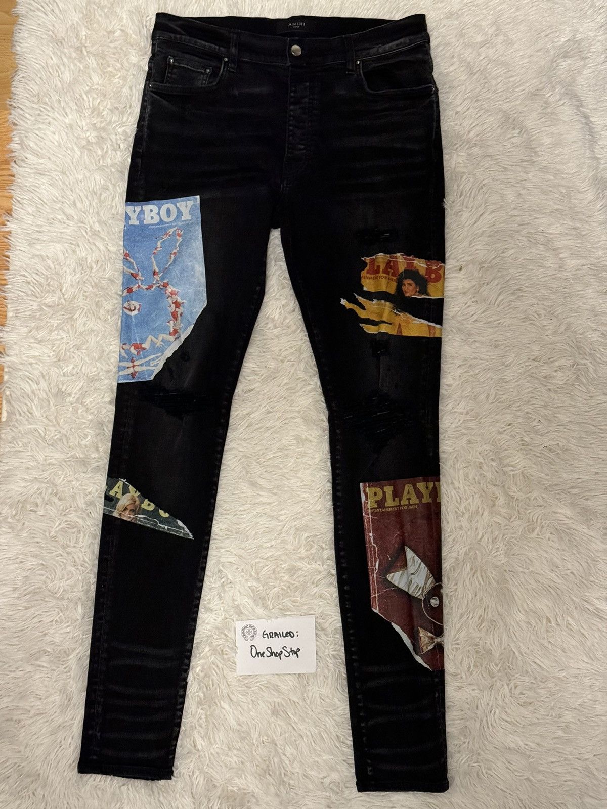 AMIRI Playboy Magazine Skinny Jean 30