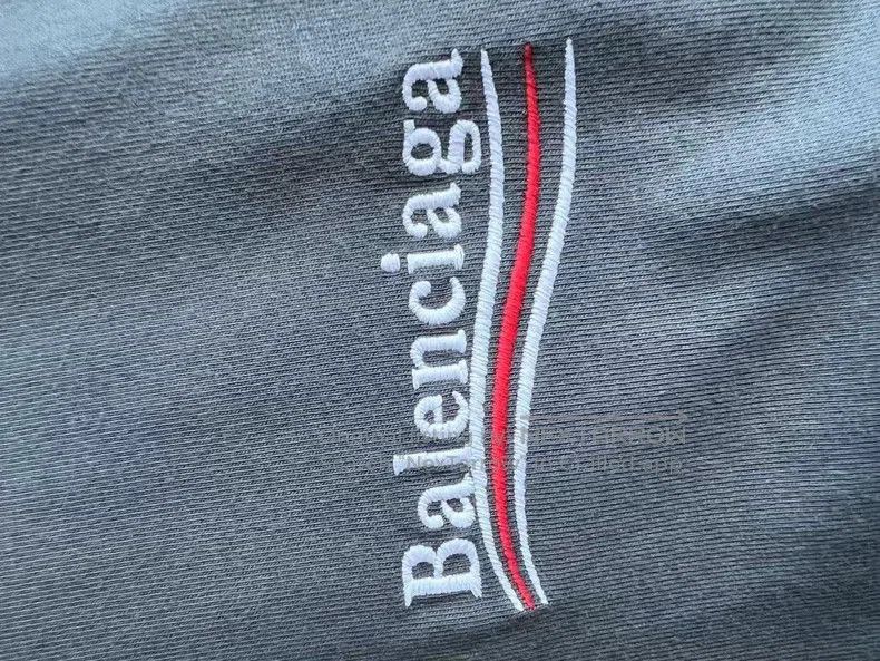 Balenciaga Balenciaga Gray Coke Embroidered T-shirt S. Size US S / EU 44-46 / 1 - 5 Thumbnail