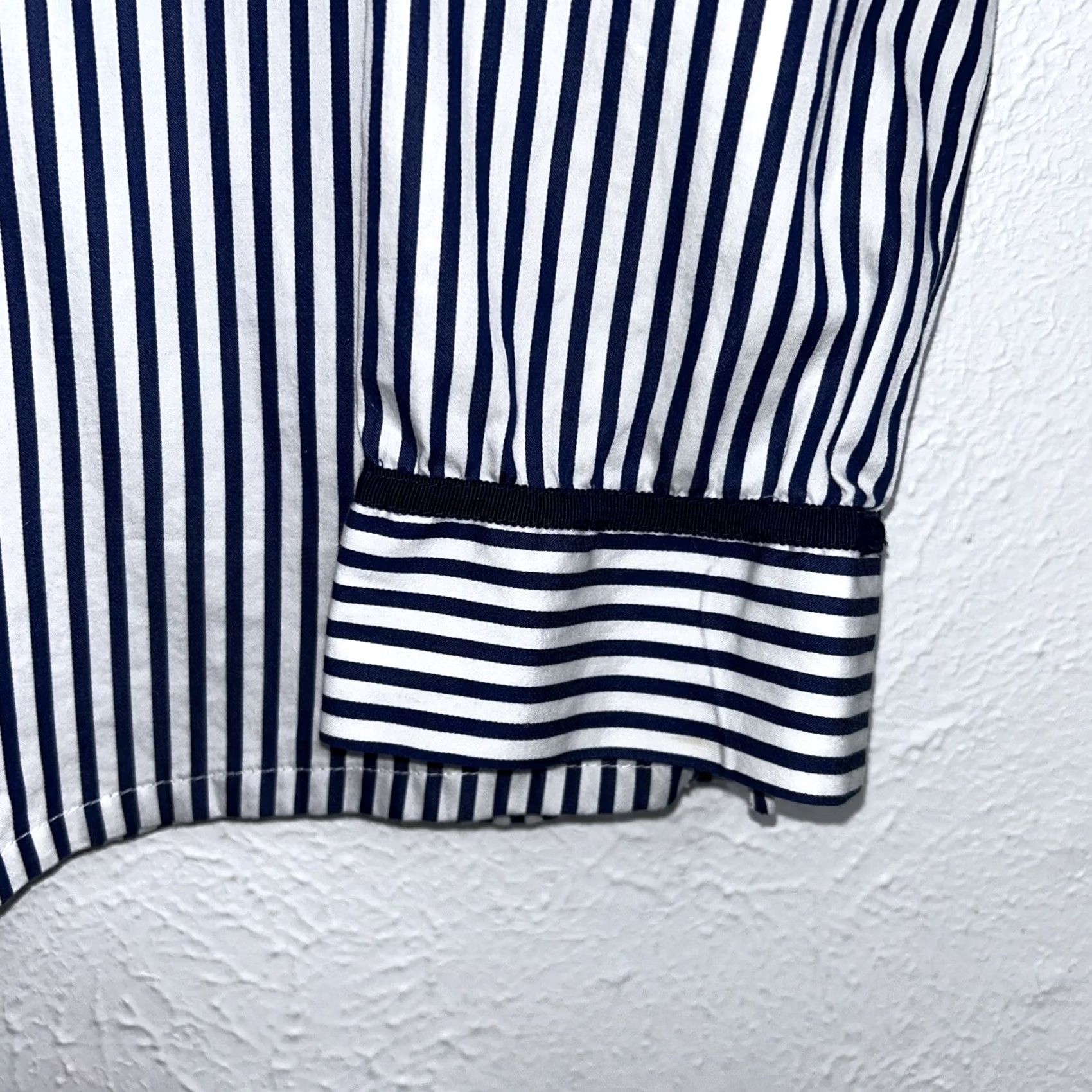 Vintage VINTAGE Kate Spade Dream Little Dream Button Down Striped Pajama Top Women’s Sz Medium Size M / US 6-8 / IT 42-44 - 3 Thumbnail
