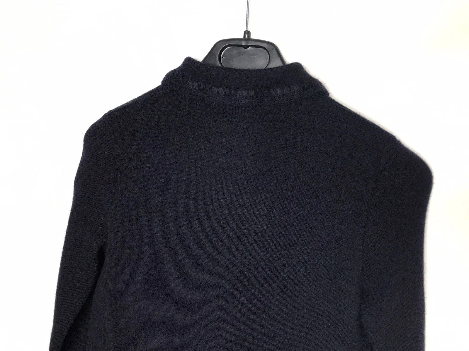 Sezane La Maille Sezane Betty Cardigan Merino Wool Sz Xss Blue Navy Size XXS / US 00 / IT 34 - 7 Thumbnail