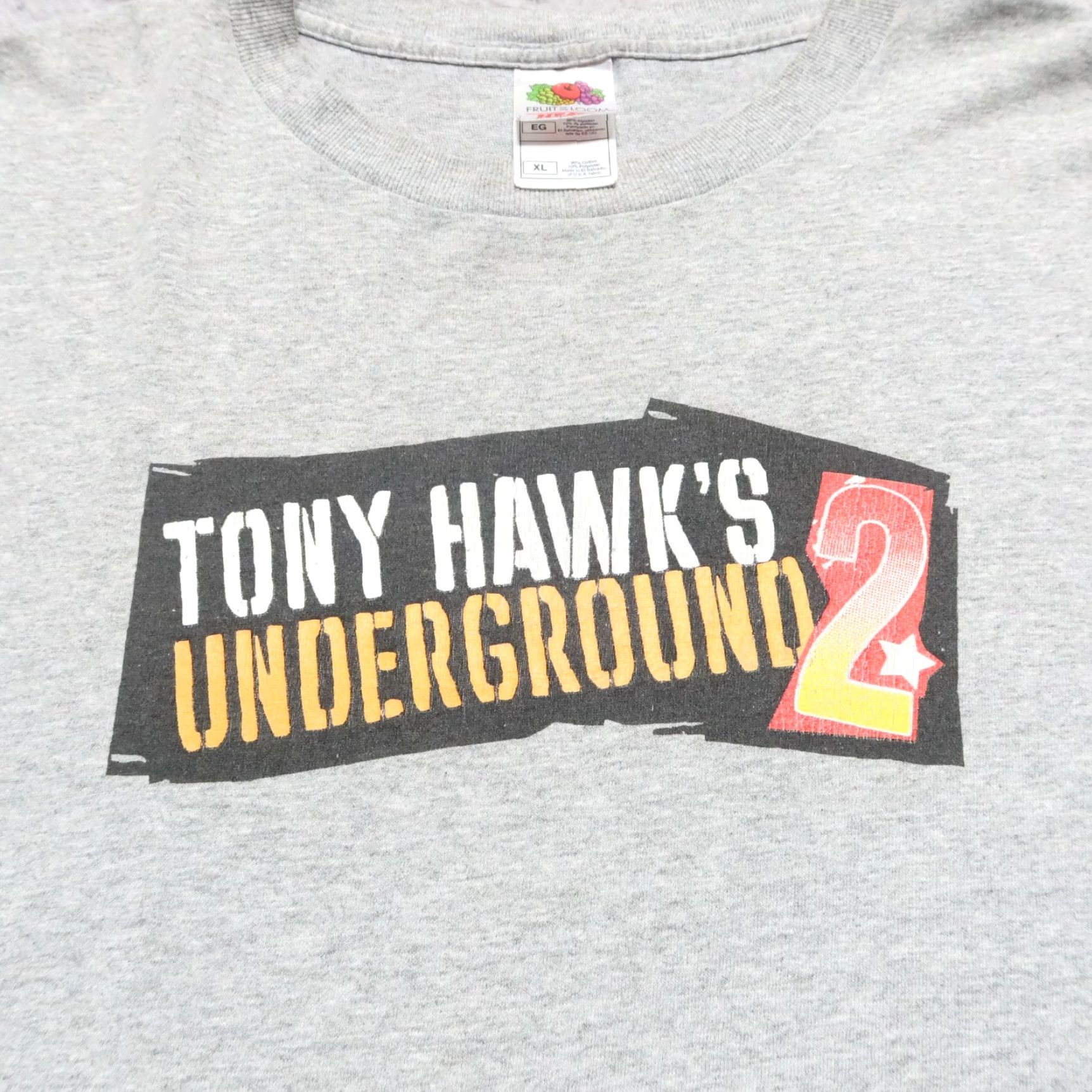 Vintage VINTAGE Tony Hawk's Underground 2 Video Game Shirt Mens X-Large Heather Grey Size US XL / EU 56 / 4 - 3 Thumbnail