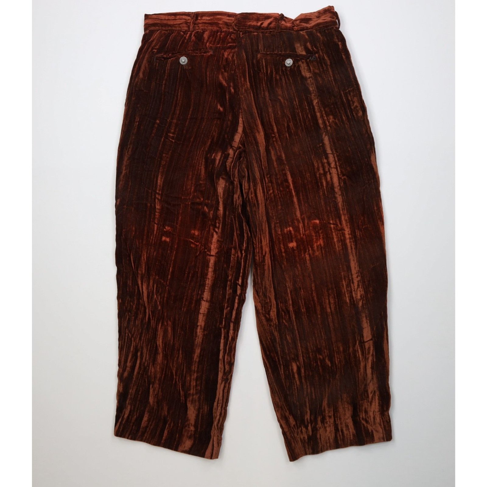 Vintage Vintage 90s Streetwear Velour Velvet Button Shirt Pants Size US L / EU 52-54 / 3 - 21 Thumbnail