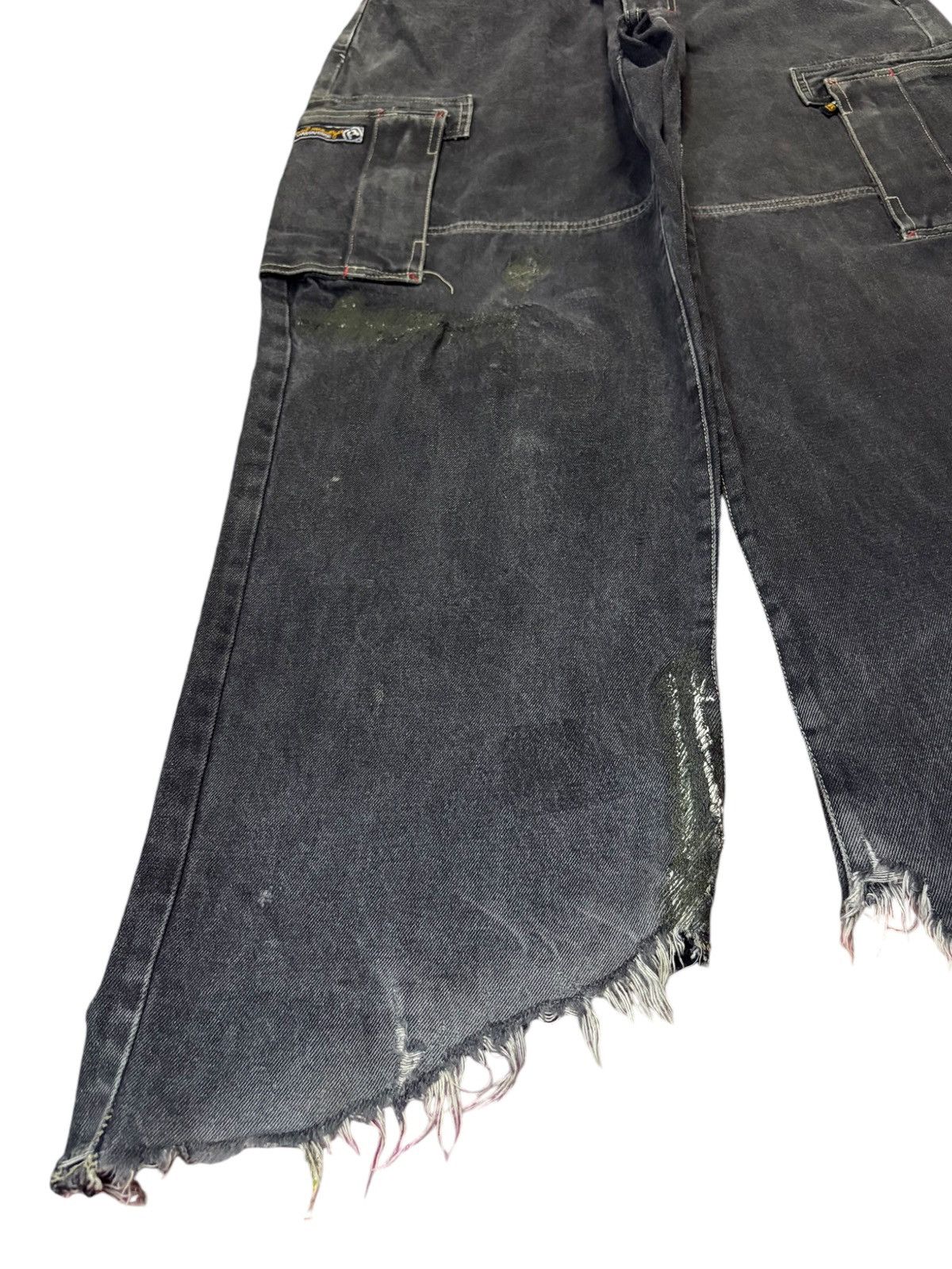 Japanese Brand Vintage Japanese Brand Cargo Ultra Wide Leg Baggy Jeans Size US 32 / EU 48 - 6 Thumbnail
