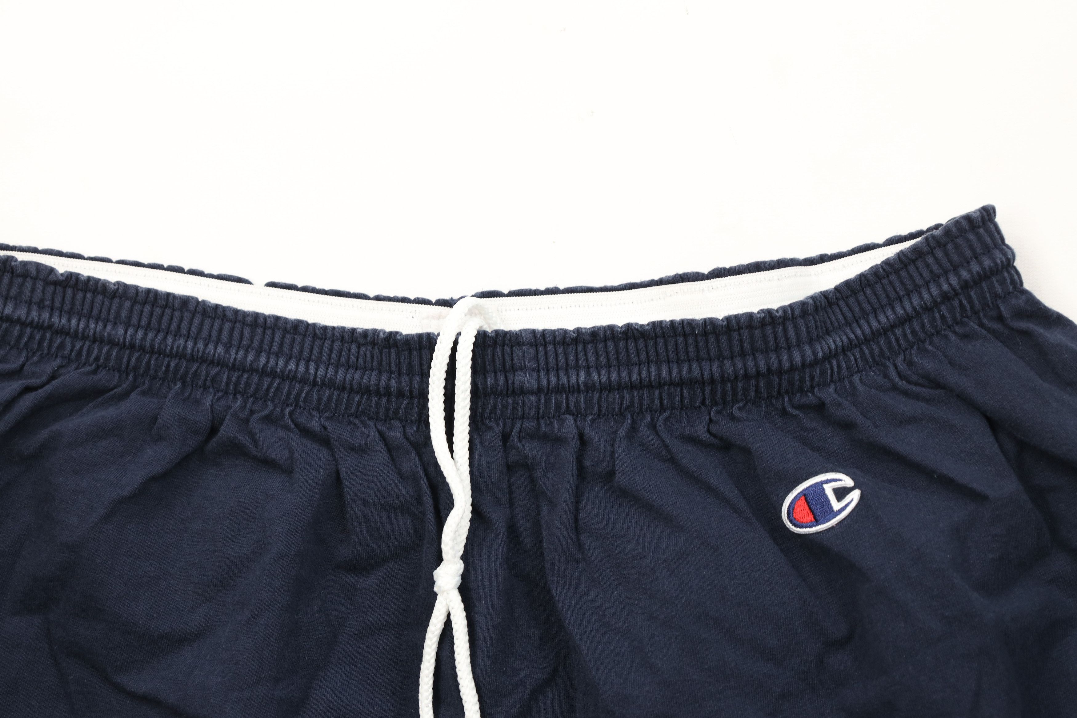 Champion Vintage Champion Above Knee Dad Shorts Navy Blue Cotton Size US 38 / EU 54 - 2 Thumbnail