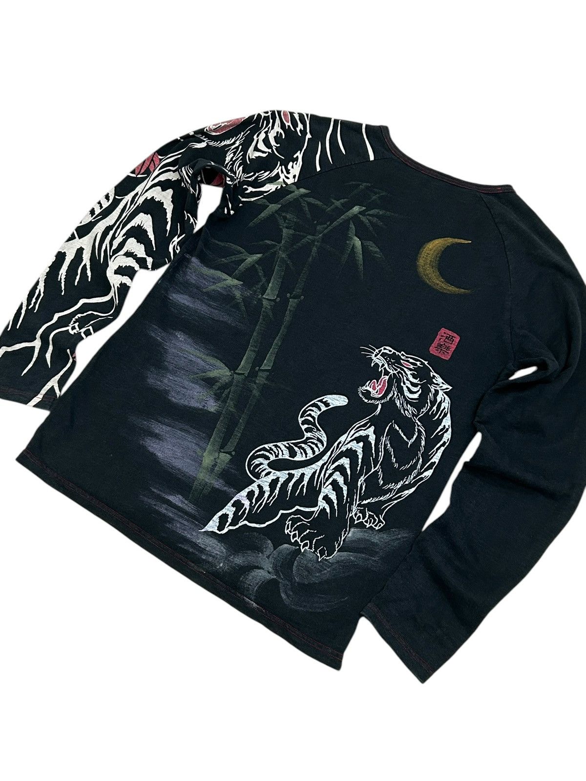 Designer × Japanese Brand Sharaku Japanese Style Karakuri Tiger Beast Strike Sleeve Size US M / EU 48-50 / 2 - 2 Thumbnail