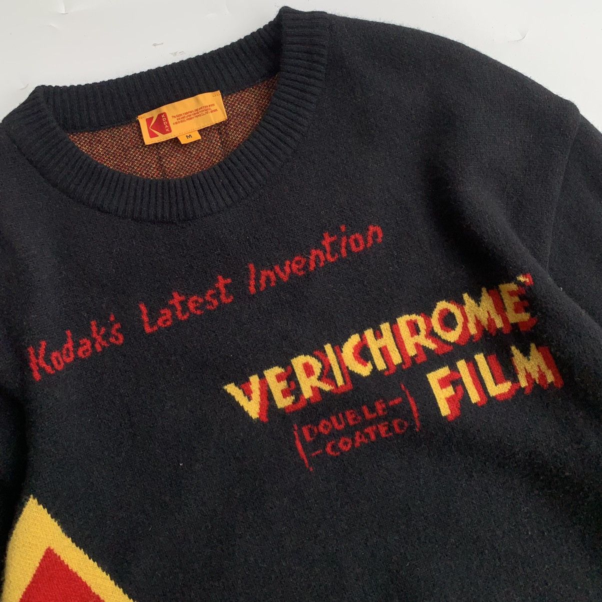 Japanese Brand × Kodak Knitwear vintage jumpers pattern grandpa sweater by Kodak Size US XL / EU 56 / 4 - 5 Thumbnail