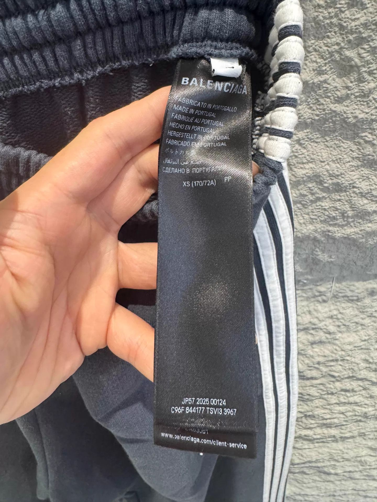 Balenciaga Balenciaga Men's Navy Blue Knit Straight Track XS Size US 27 - 5 Thumbnail