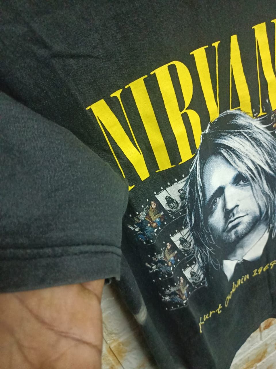 Band Tees × Vintage Vintage Kurt Donald Cobain by Nirvana Band Tees Size US M / EU 48-50 / 2 - 8 Thumbnail