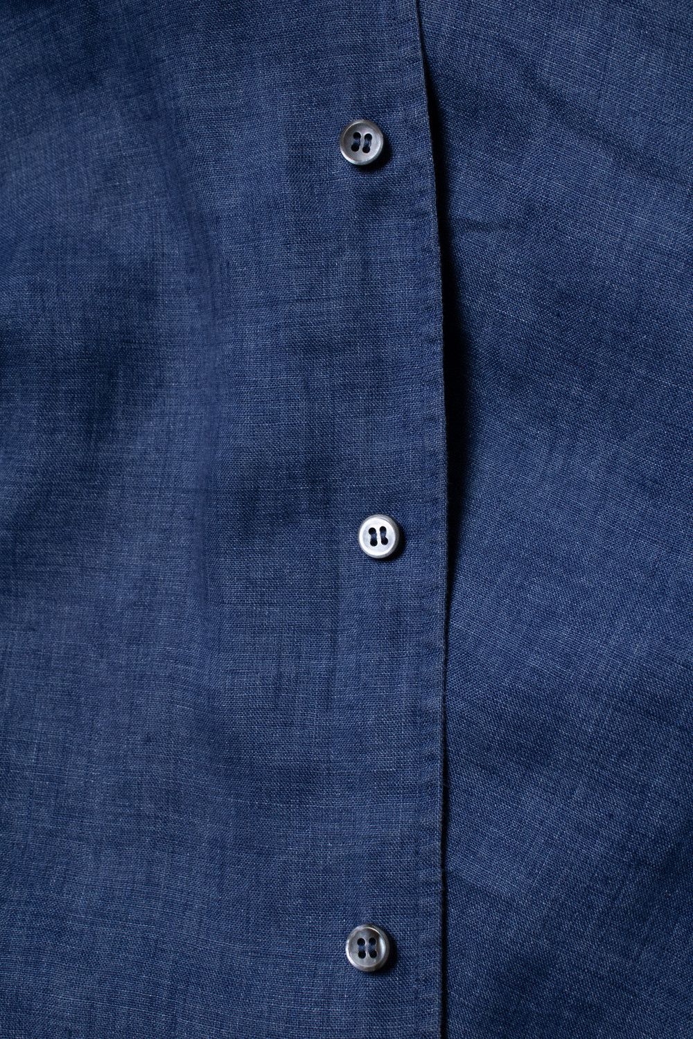 Brioni Brioni, Blue linen shirt Size US L / EU 52-54 / 3 - 7 Thumbnail