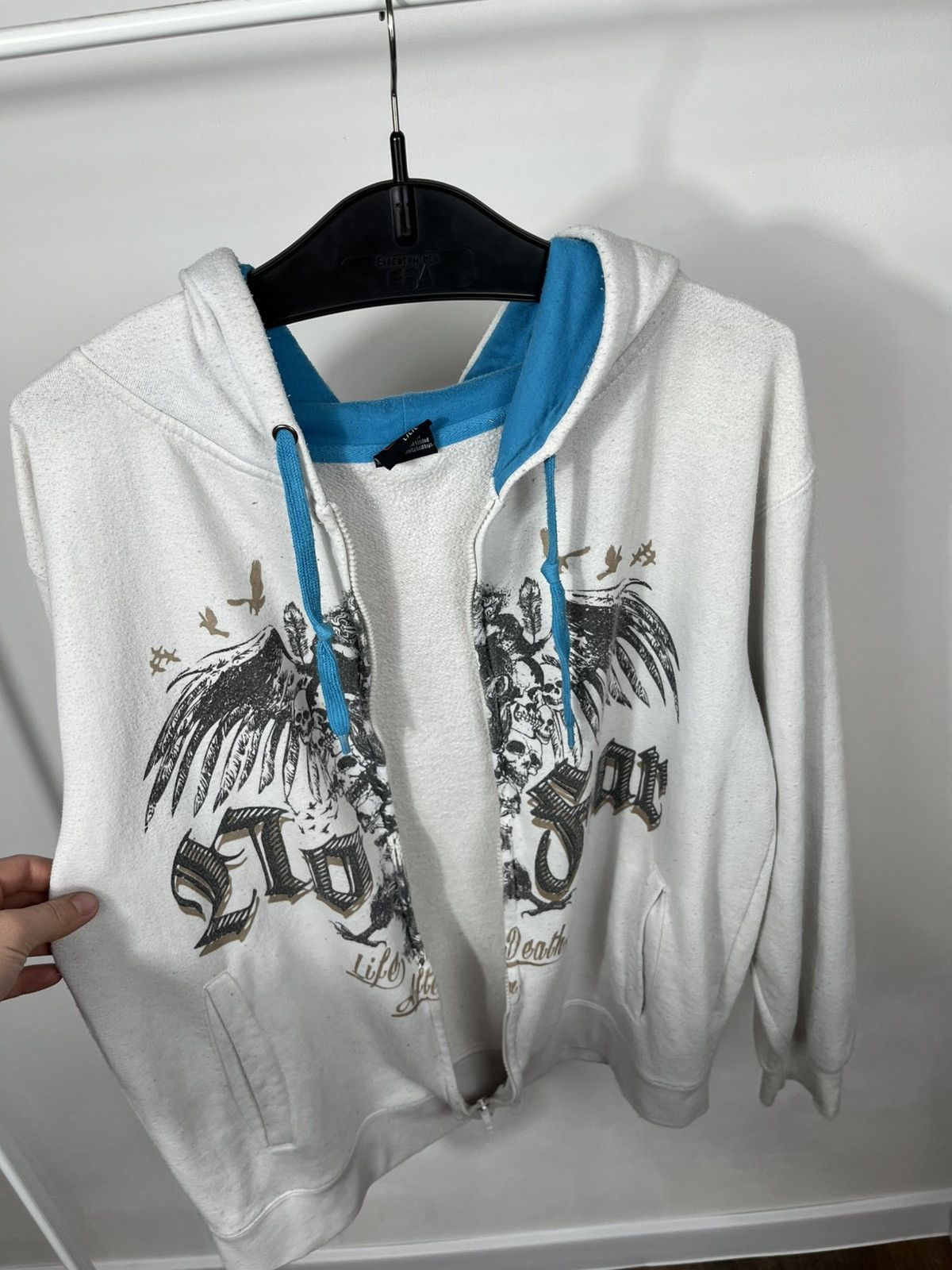No Fear Vintage No Fear Hoodie Zip Up Graphic Skull Y2K Mens L Size US L / EU 52-54 / 3 - 8 Thumbnail