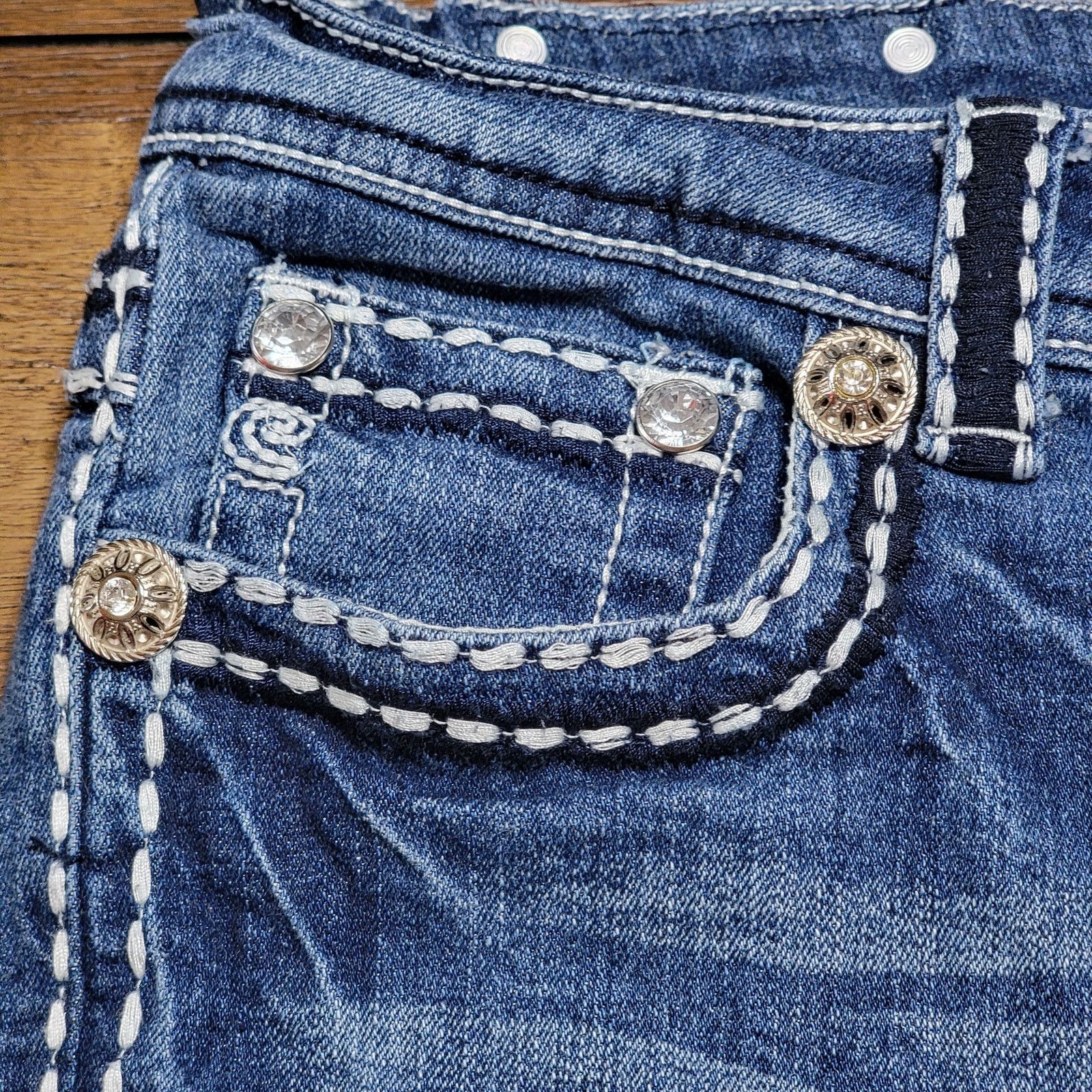 Other Clash Premium Denim Straight Jeans - Size 13 Size 32" / US 10 / IT 46 - 3 Thumbnail