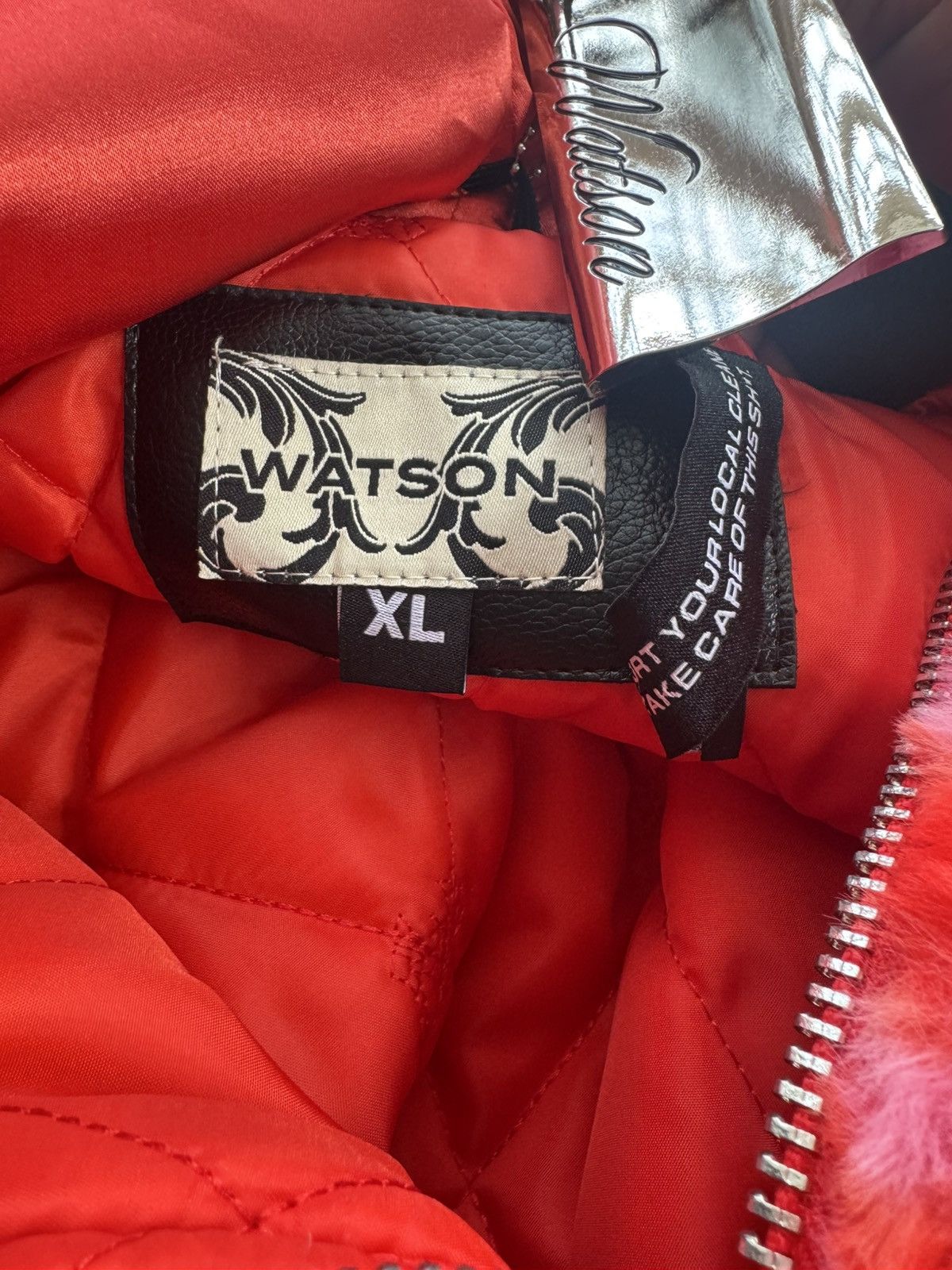 Other WATSON BRANDED RED PATTERN HOODED JACKET Size US XL / EU 56 / 4 - 3 Thumbnail