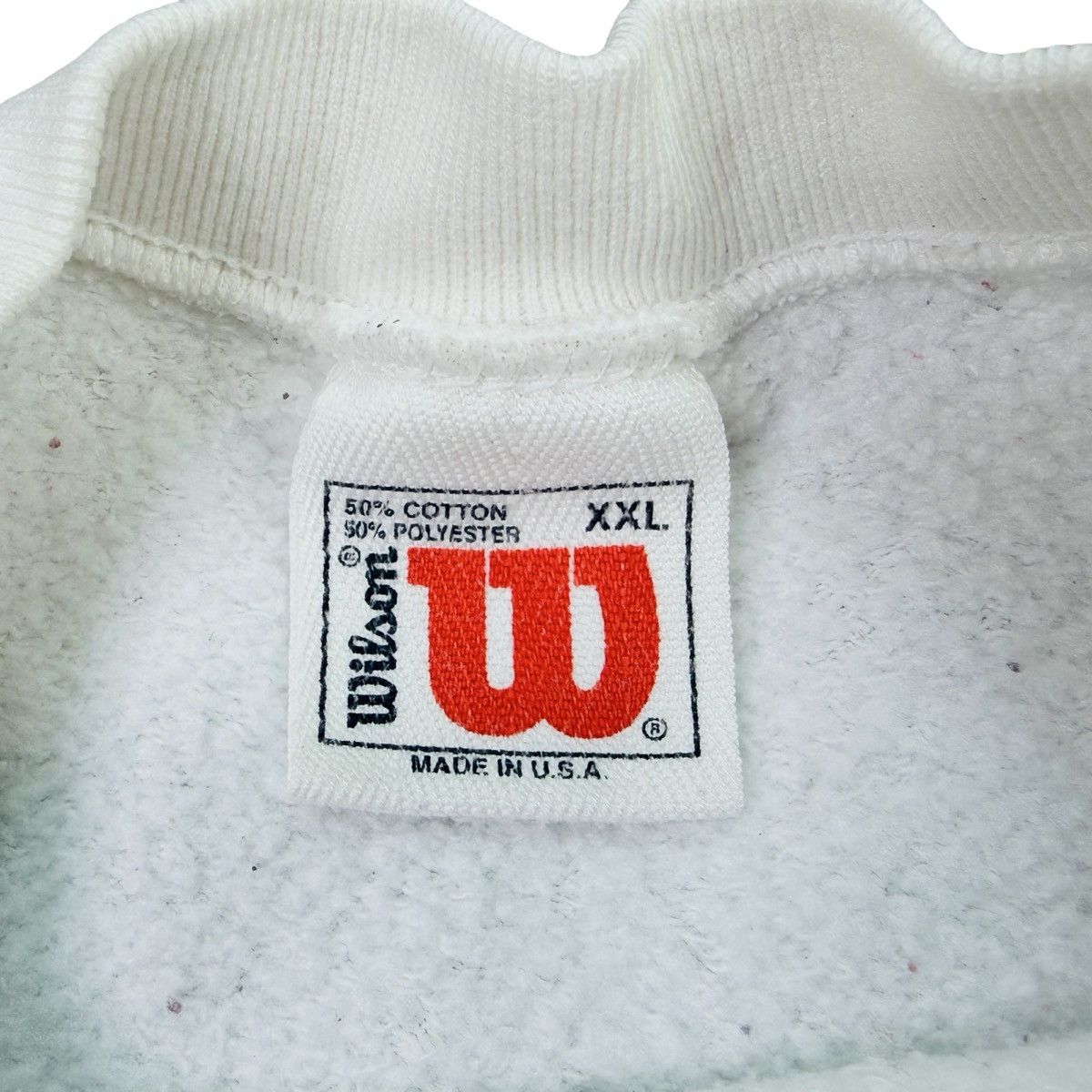 Wilson Vintage 80’s Wilson New York Jets Cut Sleeves Crew Neck Size US XXL / EU 58 / 5 - 4 Thumbnail