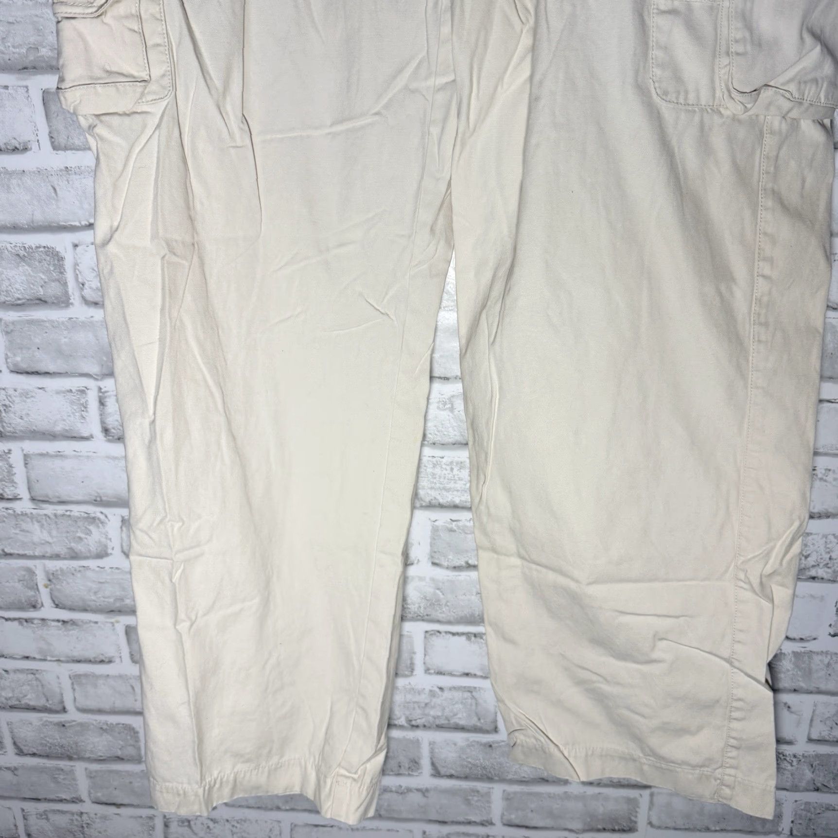 Orvis VINTAGE Orvis Cargo Pants Mens Size 38x29 Beige 100% Cotton Regular Fit Size US 38 / EU 54 - 3 Thumbnail