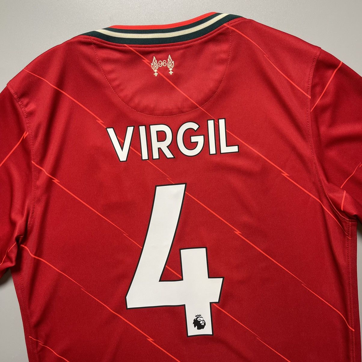 Nike × Vintage LIVERPOOL NIKE 2021/2022 FOOTBALL HOME JERSEY #4 VIRGIL Size US M / EU 48-50 / 2 - 12 Thumbnail