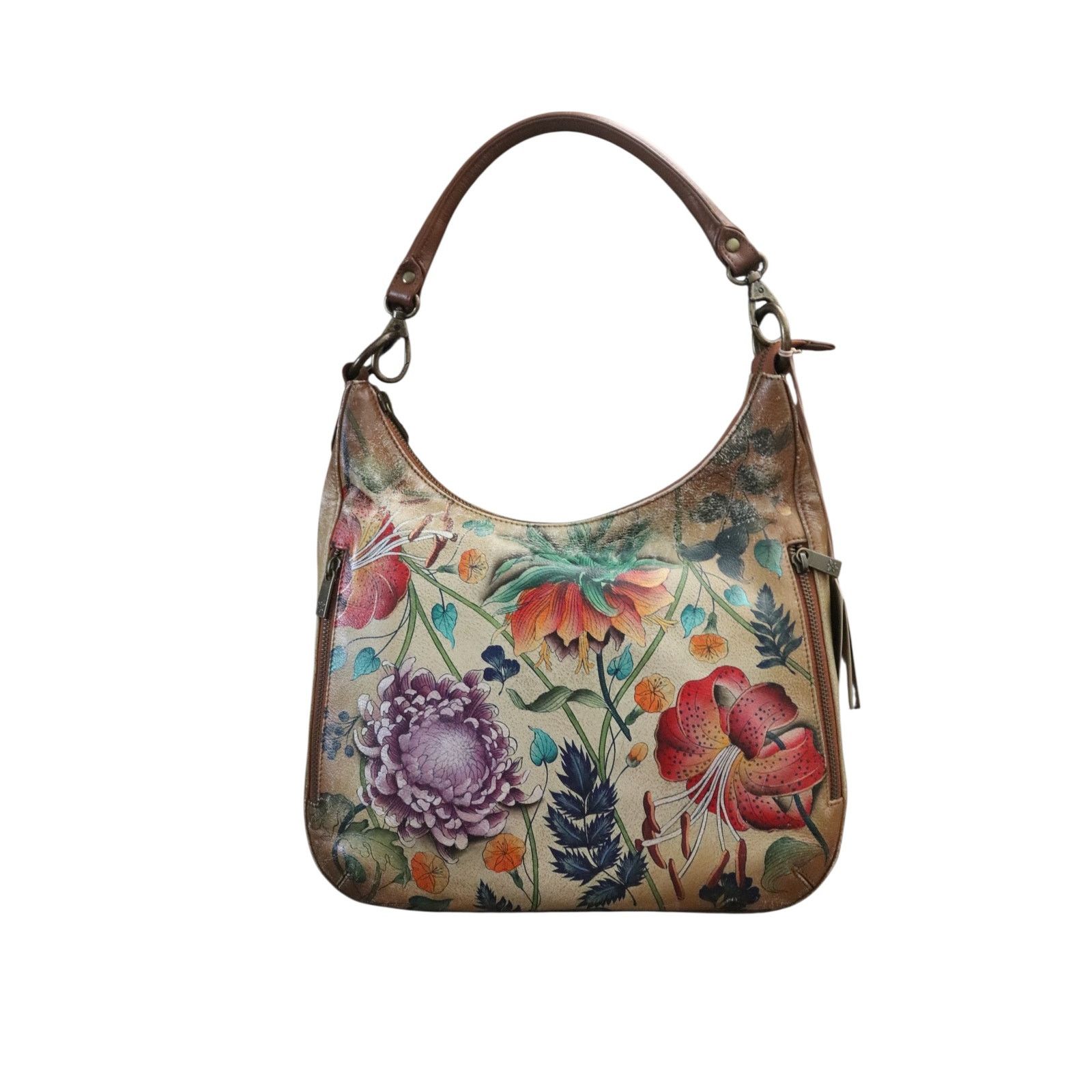 Designer NWT Anuschka Slim Hobo Bag Size ONE SIZE - 1 Thumbnail