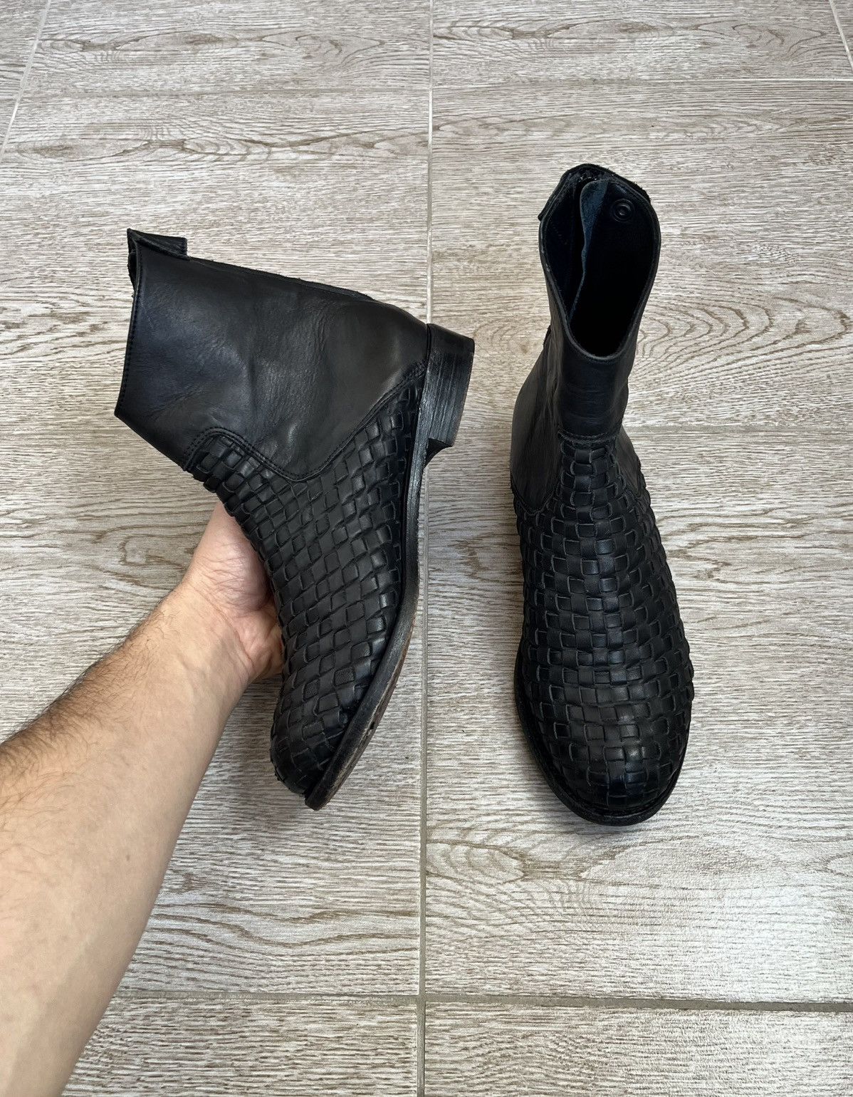 The Last Conspiracy The Last Conspiracy Bottega Veneta Style Leather Boots 90s Size US 6.5 / EU 39-40 - 6 Thumbnail