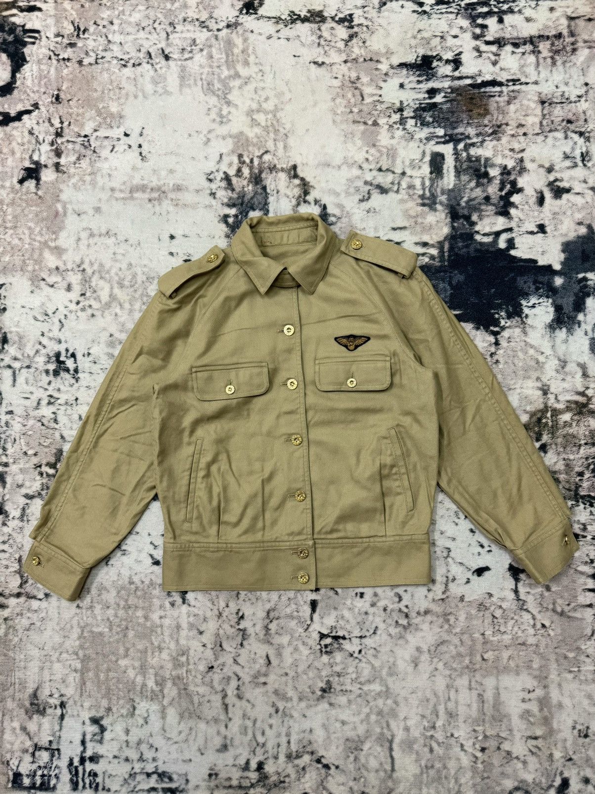 Japanese Brand Lanerossi Linea Sport Beige Jacket Size US XS / EU 42 / 0 - 3 Thumbnail