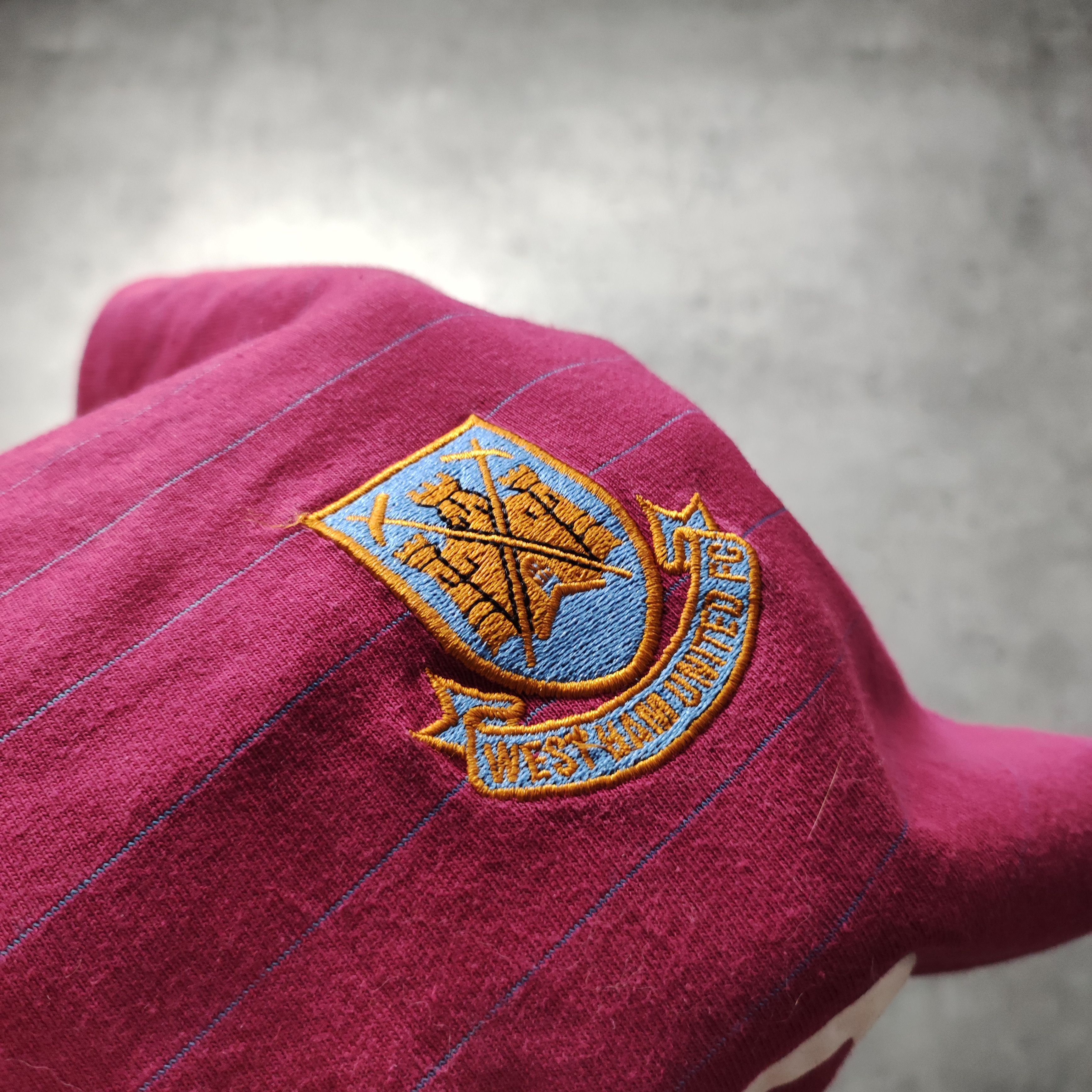 Vintage Vintage Football West Ham United 1986 Score Draw Jersey Size US XL / EU 56 / 4 - 5 Thumbnail