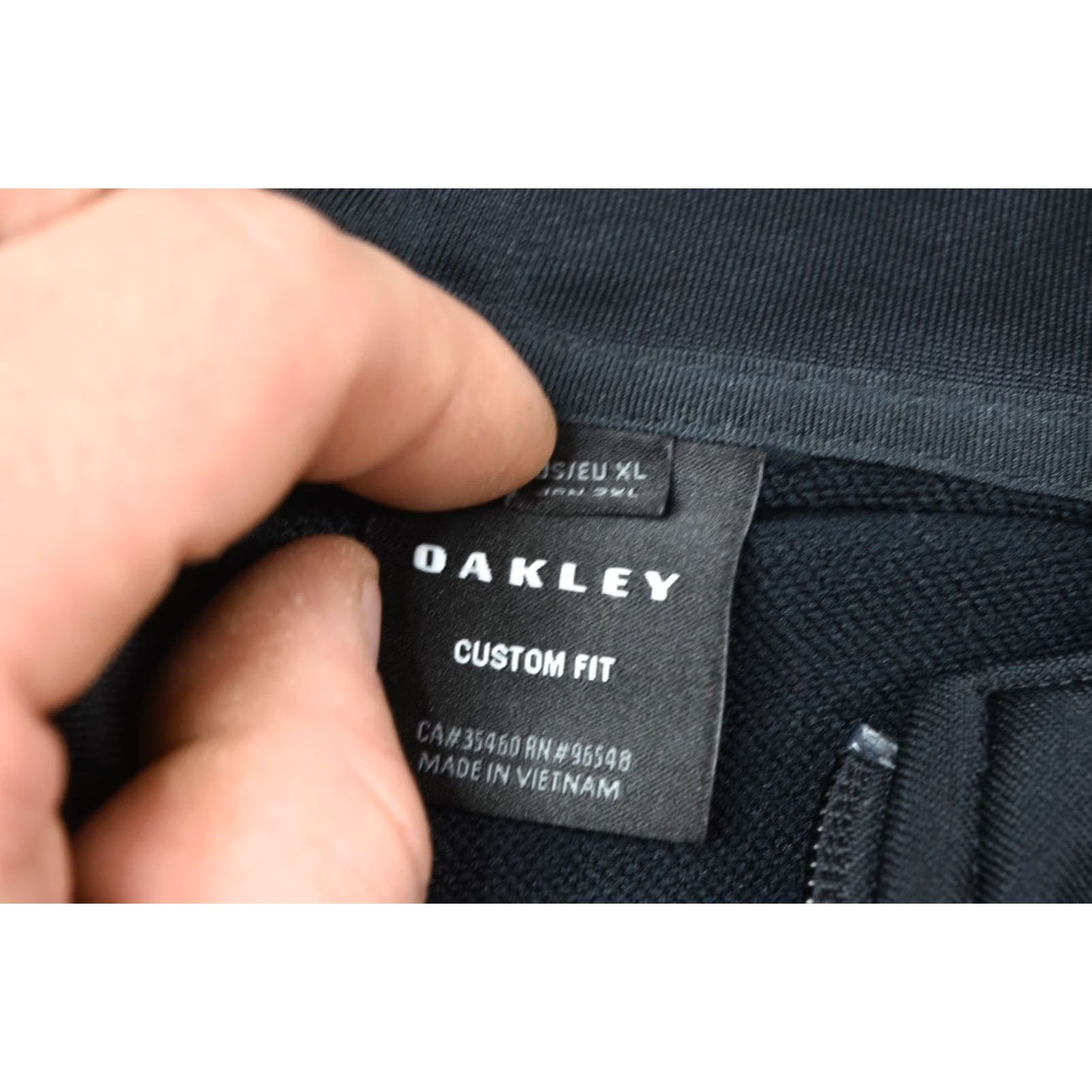 Oakley Oakley Track Jacket Mens XL Black Long Sleeve Full-Zip Regular Fit Size US XL / EU 56 / 4 - 6 Thumbnail